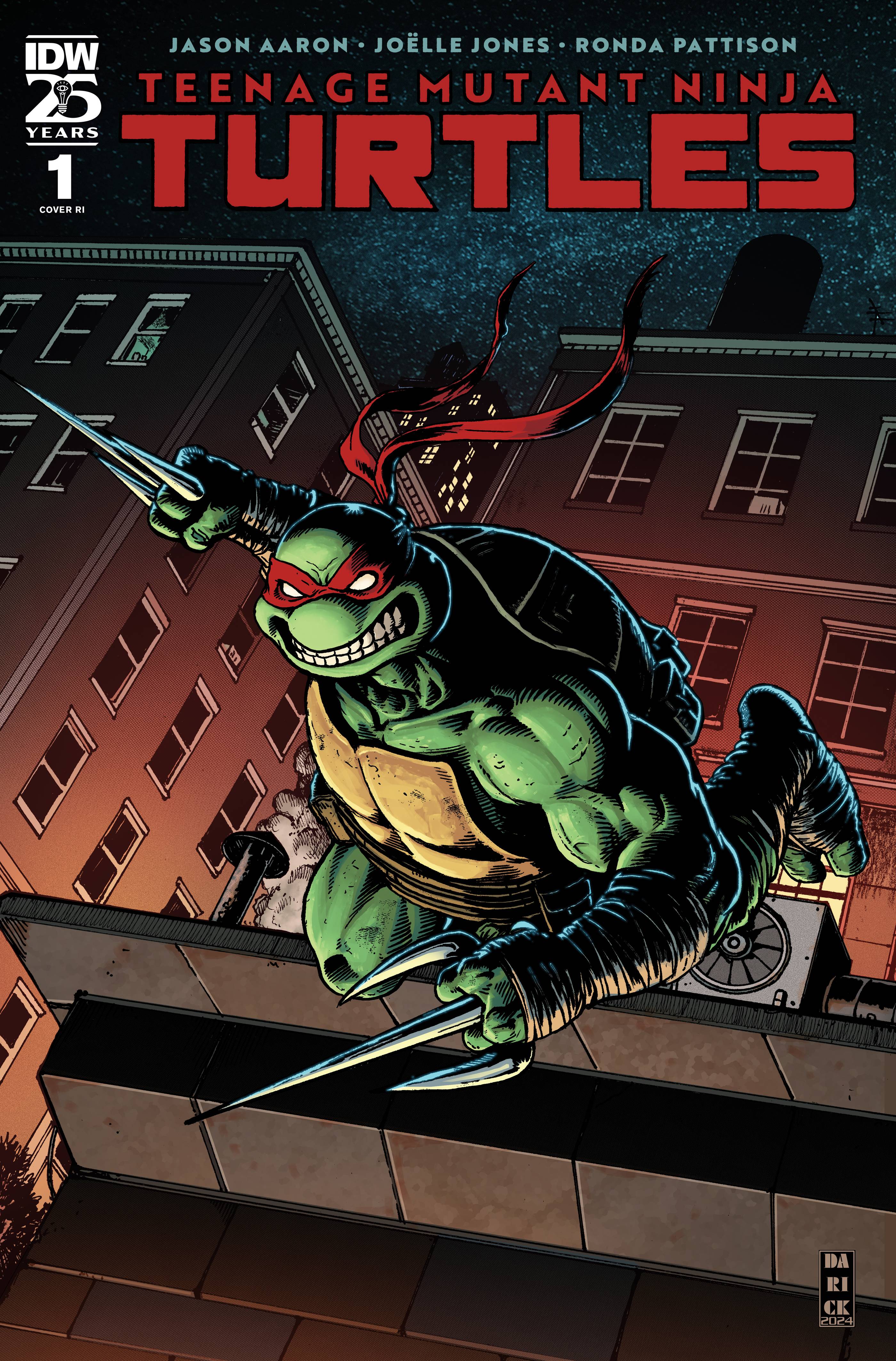 TEENAGE MUTANT NINJA TURTLES 2024 #1 1:50 ROBERTSON VARIANT - Slab City Comics