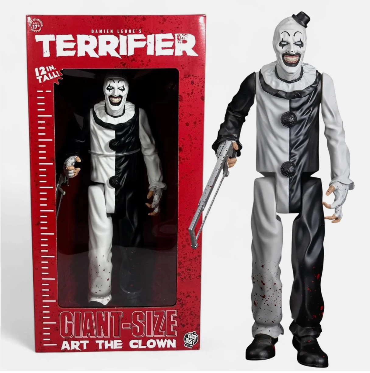 Terrifier Art The Clown Giant-Size 12 Inch Action Figure