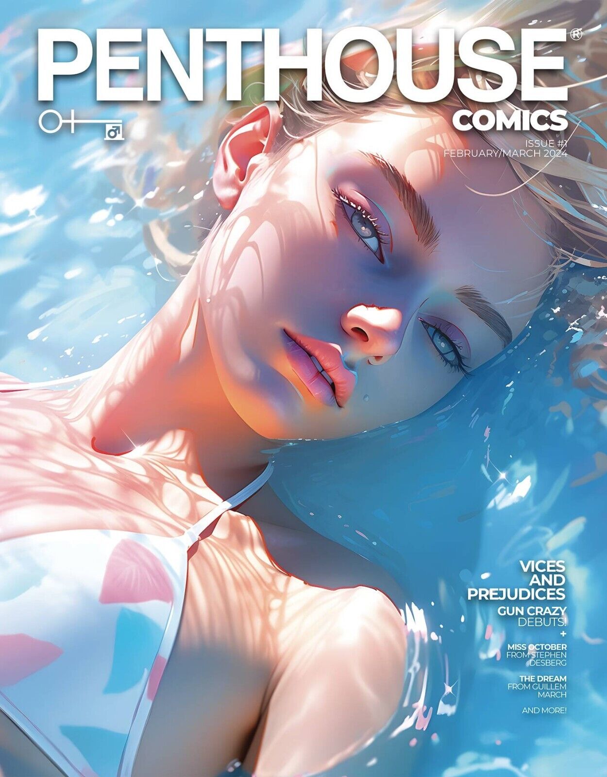 PENTHOUSE COMICS #1 CVR J STIMOGRAPH (AI ART) - Slab City Comics