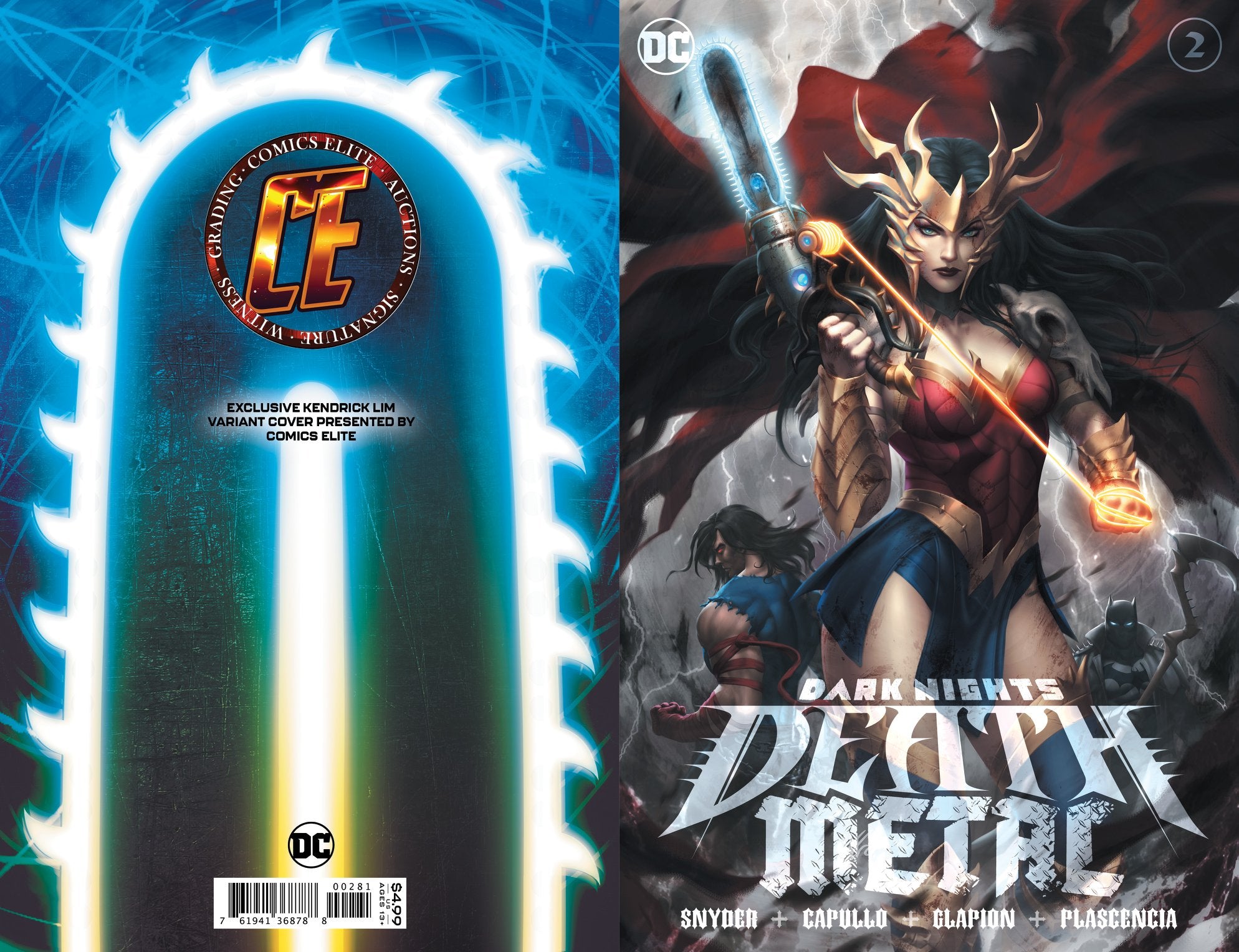 Dark Knight Death Metal #2 Kendrick Lim Variants - Slab City Comics