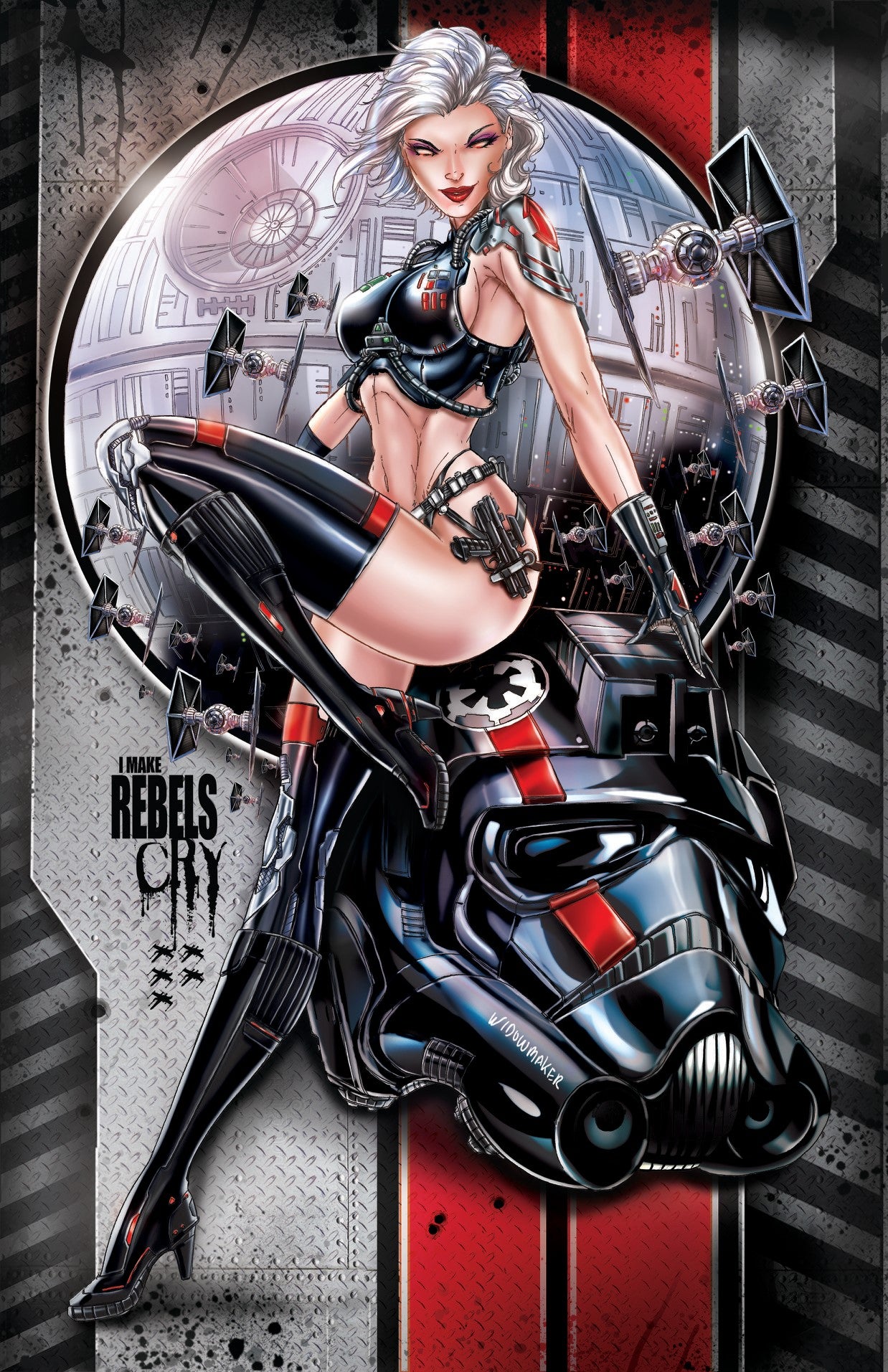 White Widow Tie Fighter Cosplay - Slab City Comics