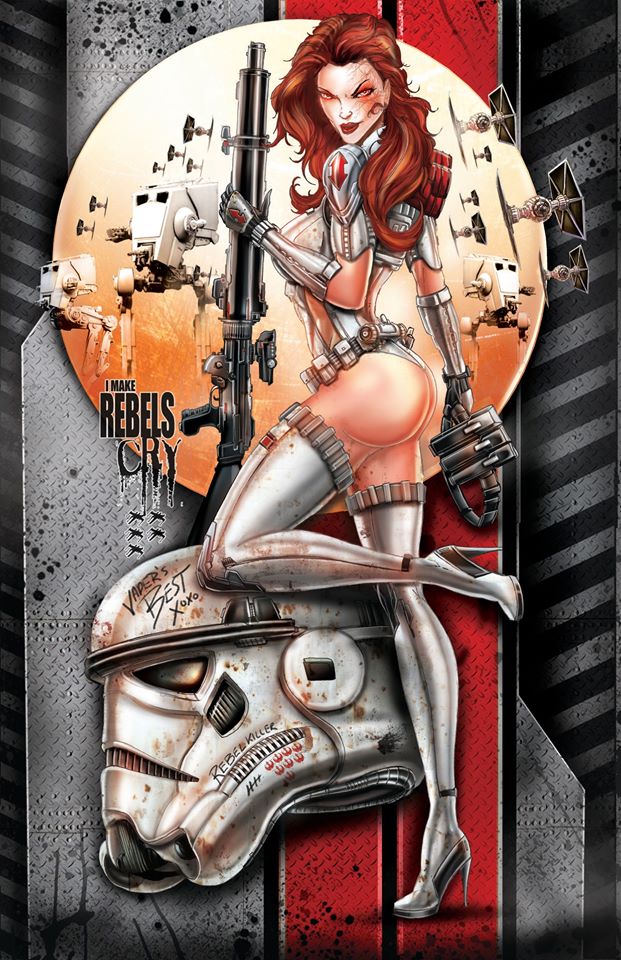 White Widow Stormtrooper Cosplay - Slab City Comics