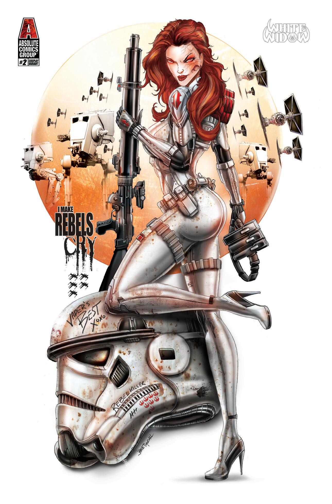 White Widow Stormtrooper Cosplay - Slab City Comics