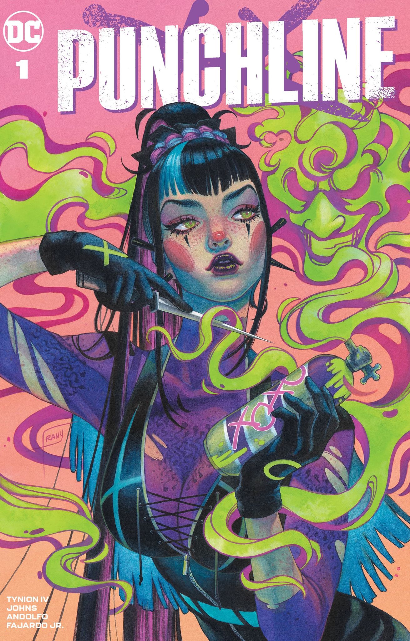 PUNCHLINE SPECIAL #1 JUSTINE FRANY VARIANTS - Slab City Comics