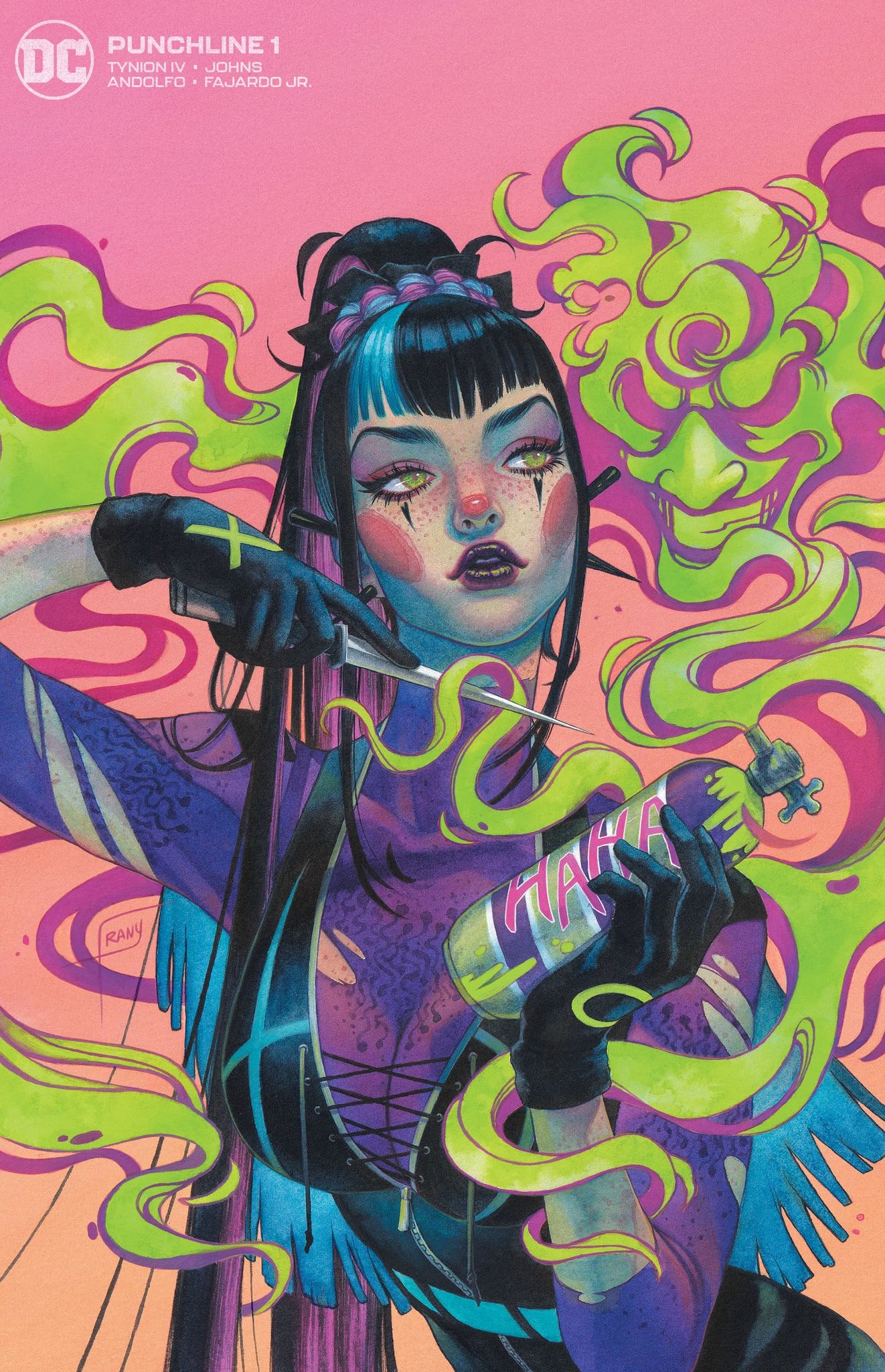 PUNCHLINE SPECIAL #1 JUSTINE FRANY VARIANTS - Slab City Comics