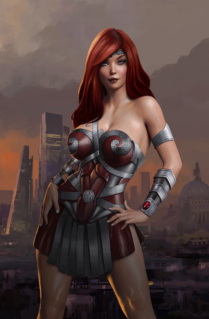 Patriotika United #1 Giorgos Tsolis Queen Maeve Cosplay Variants - Slab City Comics