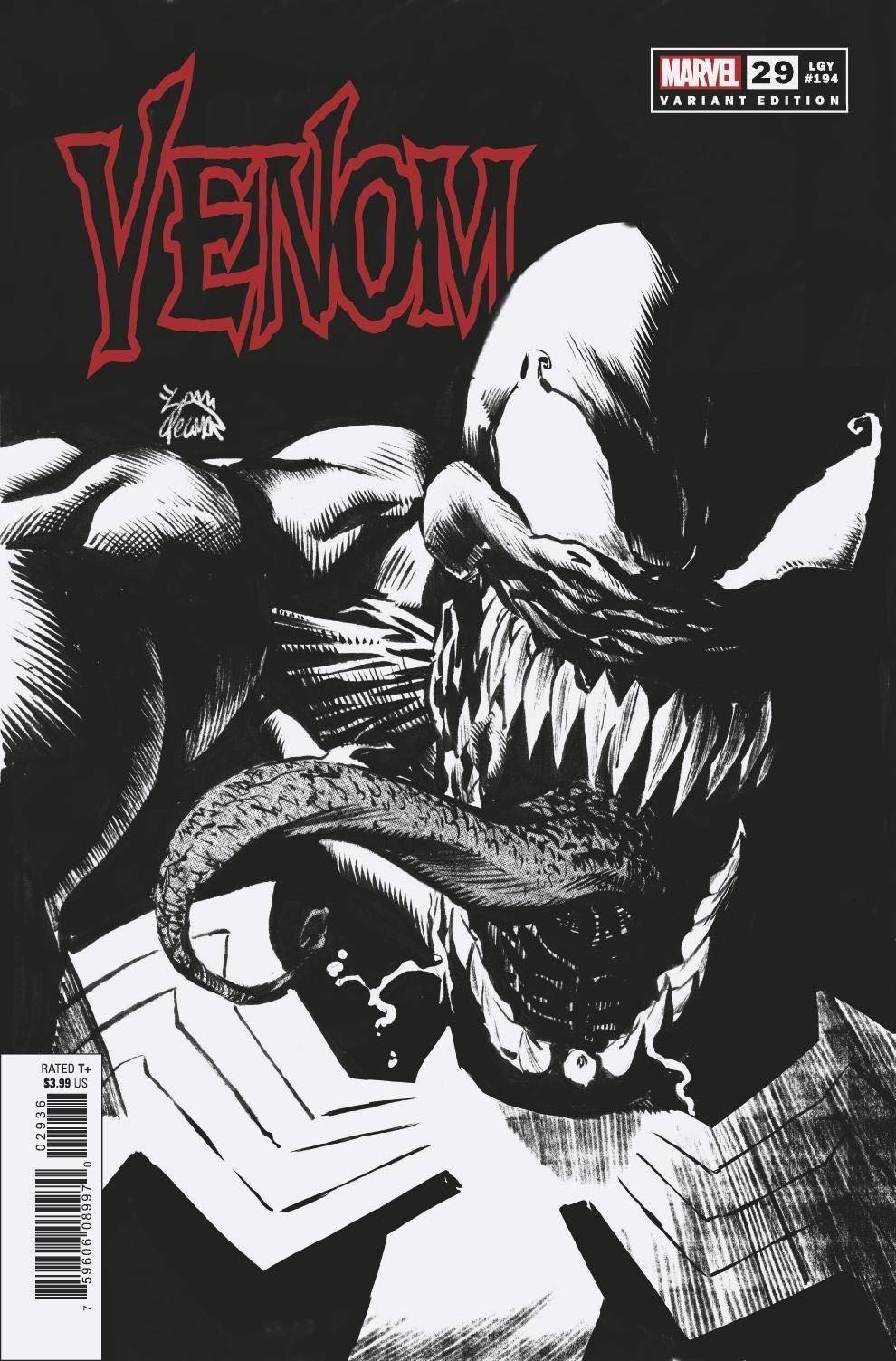VENOM #29 STEGMAN 1:25 SKETCH VARIANT - Slab City Comics