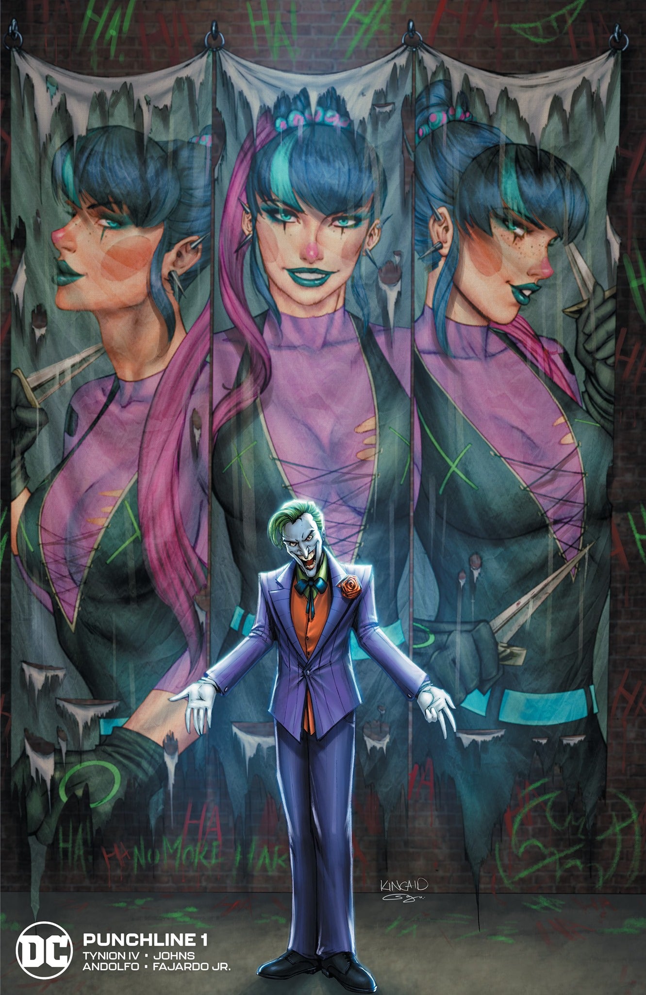 PUNCHLINE #1 RYAN KINCAID VARIANT - Slab City Comics