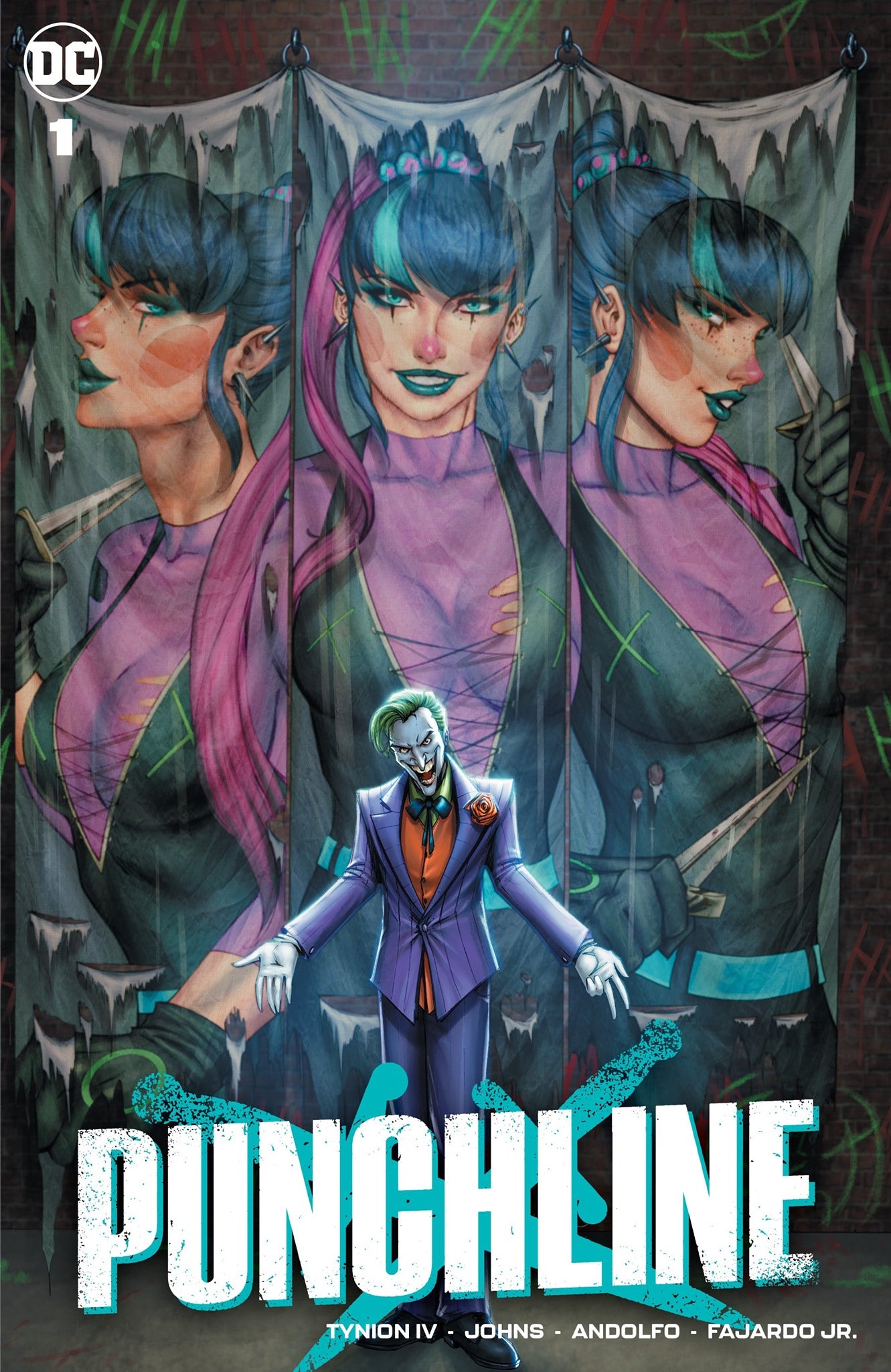 PUNCHLINE #1 RYAN KINCAID VARIANT - Slab City Comics
