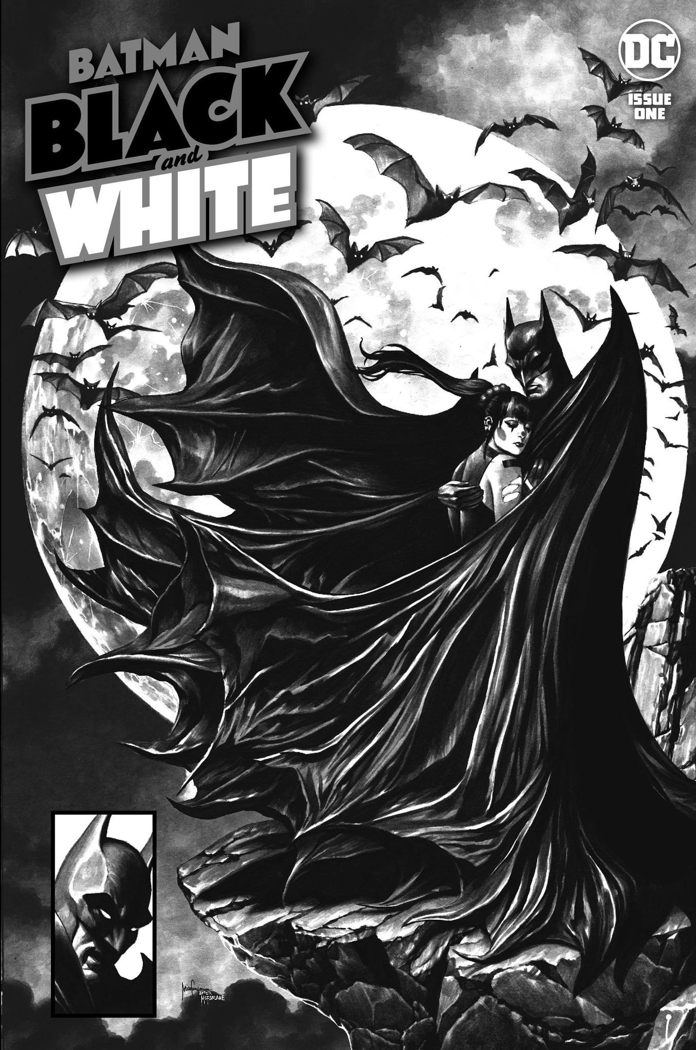 BATMAN BLACK AND WHITE #1 MICO SUAYAN HOMAGE VARIANTS - Slab City Comics