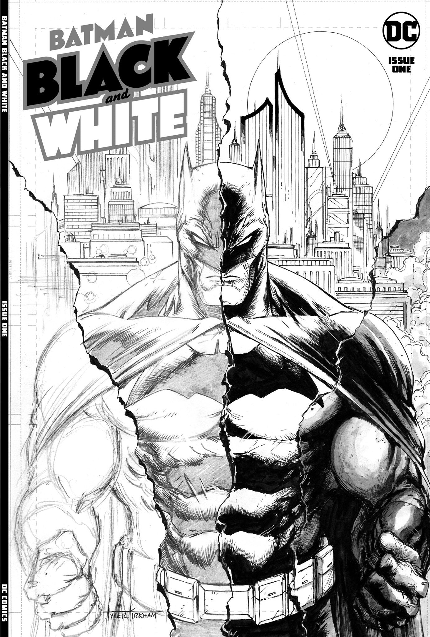 Batman Black and White #1 Tyler Kirkham - Slab City Comics