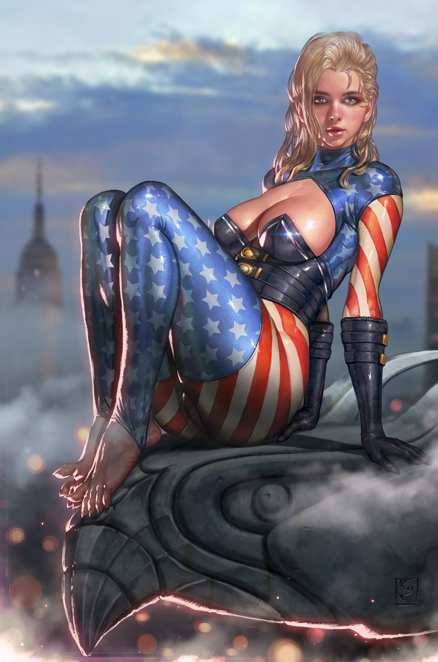 PATRIOTIKA #1 KYU YONG EOM VARIANTS - Slab City Comics