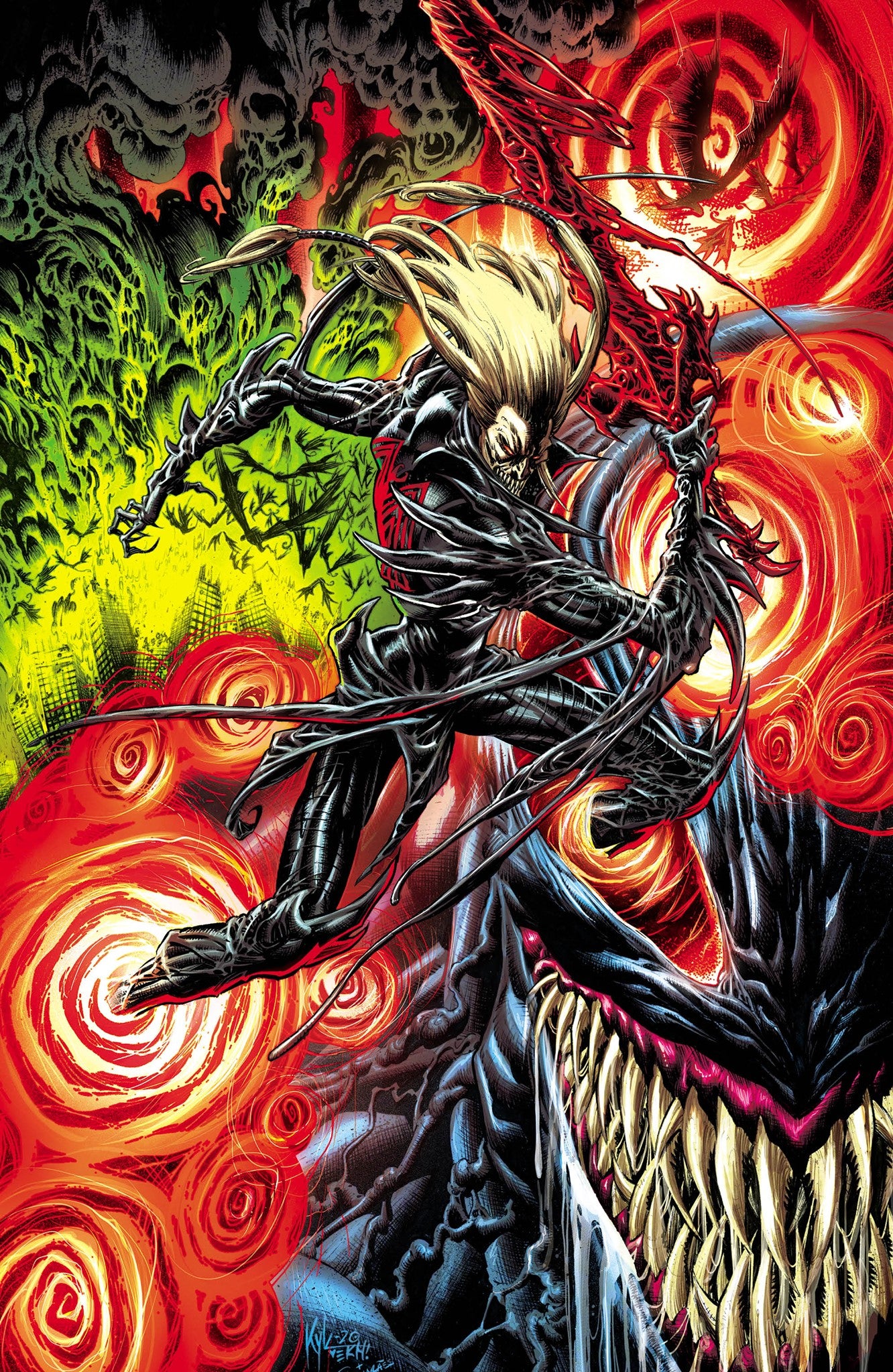 Venom #32 Kyle Hotz Variants - Slab City Comics