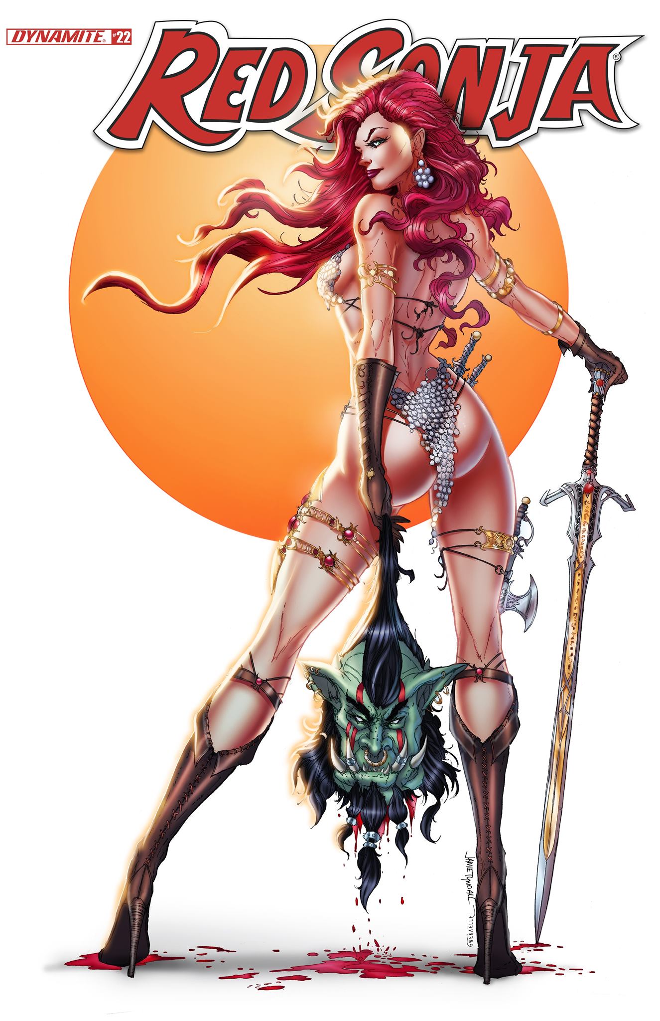 RED SONJA #16 JAMIE TYNDALL VARIANT - Slab City Comics