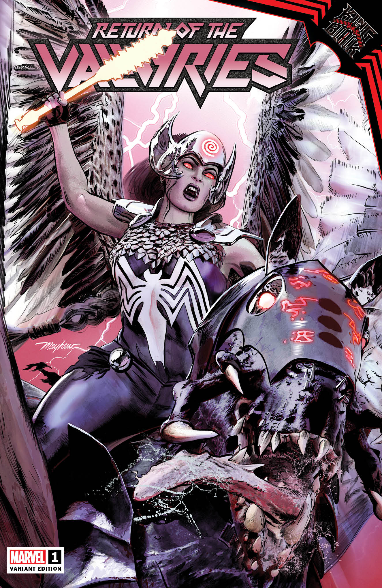 KING IN BLACK RETURN OF VALKYRIES #1 MIKE MAYHEW VARIANTS - Slab City Comics