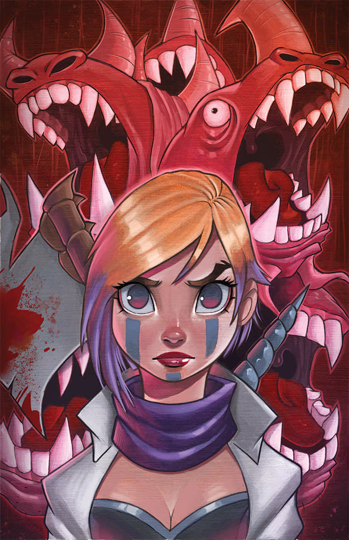 BY THE HORNS #1 CHRISSIE ZULLO VIRGIN VARIANT - Slab City Comics