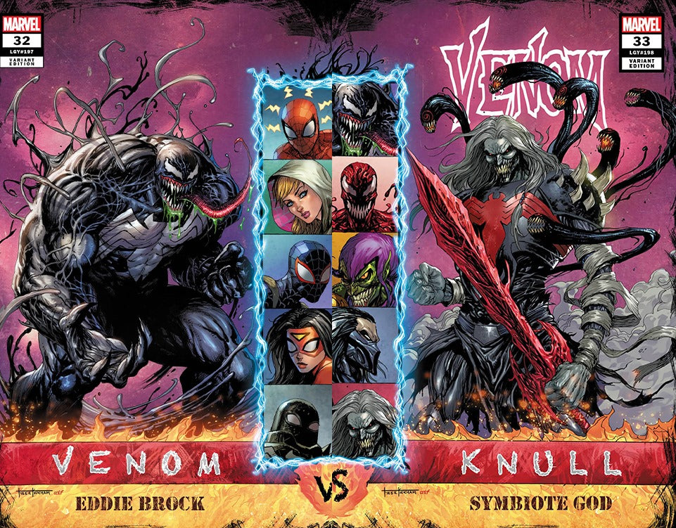 VENOM #32 & VENOM #33 KIRKHAM VARIANT SETS - Slab City Comics