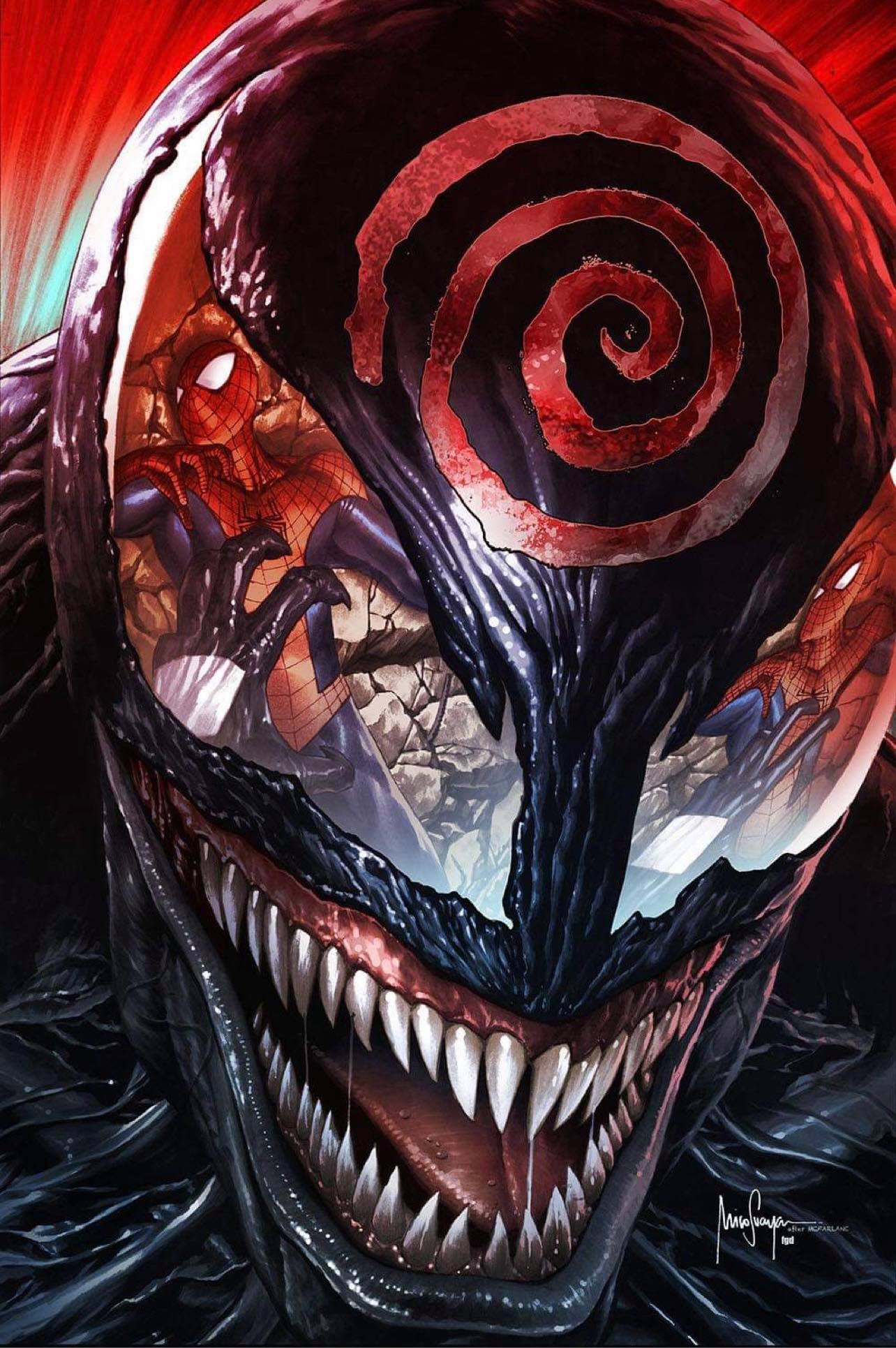 VENOM #35 200TH ISSUE MICO SUAYAN VARIANTS - Slab City Comics