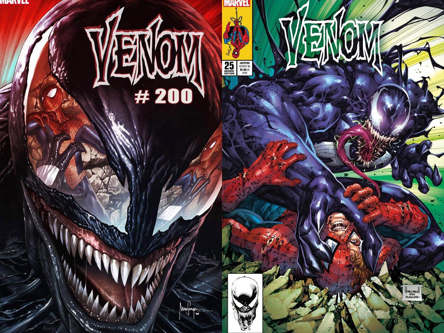 VENOM #25 & #35 HOMAGE VARIANT SET - Slab City Comics