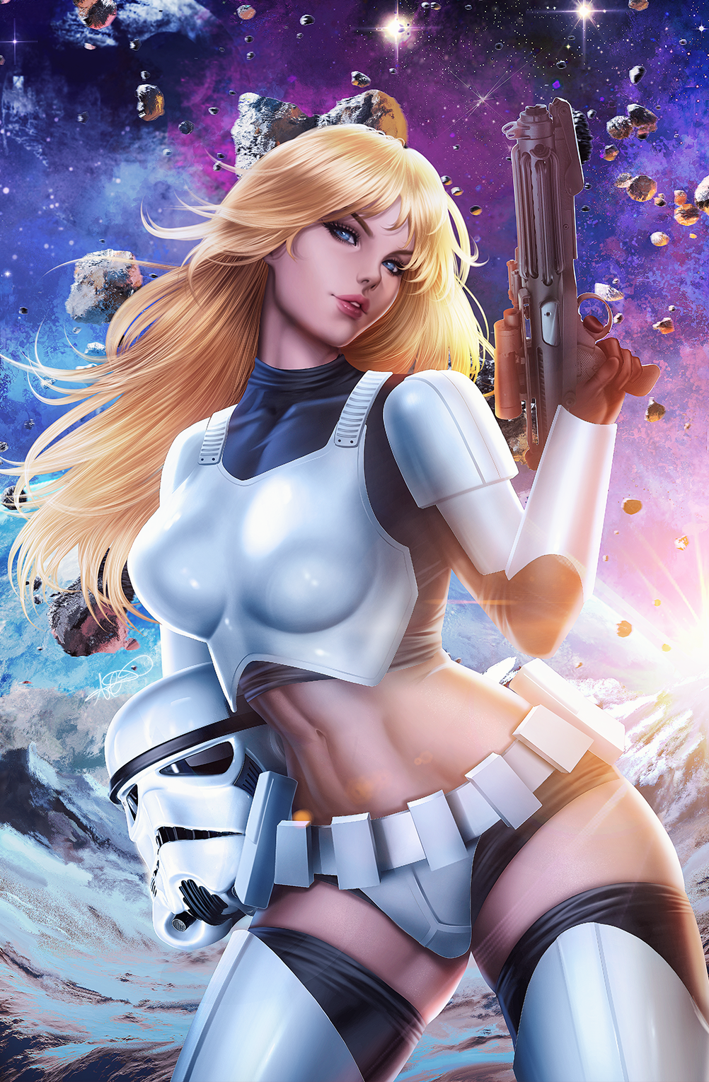 Patriotika #1 Trooper Patriotika Ariel Diaz Variants - Slab City Comics