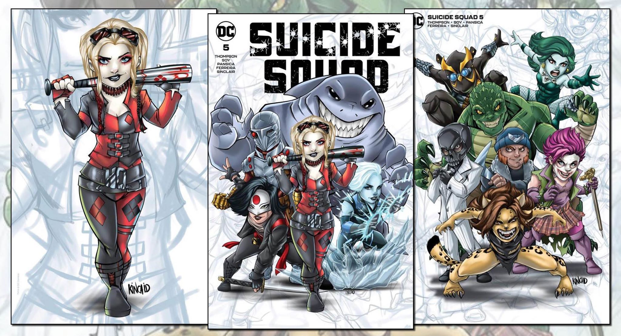 Suicide Squad #5 Ryan Kincaid Exclusive Variants - Slab City Comics
