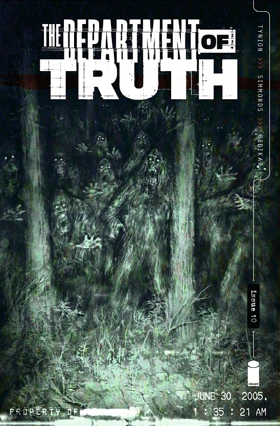 DEPARTMENT OF TRUTH #10 DAVID ROMERO TRADE VARIANT - Slab City Comics