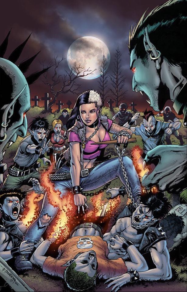 No Heroine #1 Exclusive Virgin Variant By Emil Cabaltierra - Slab City Comics