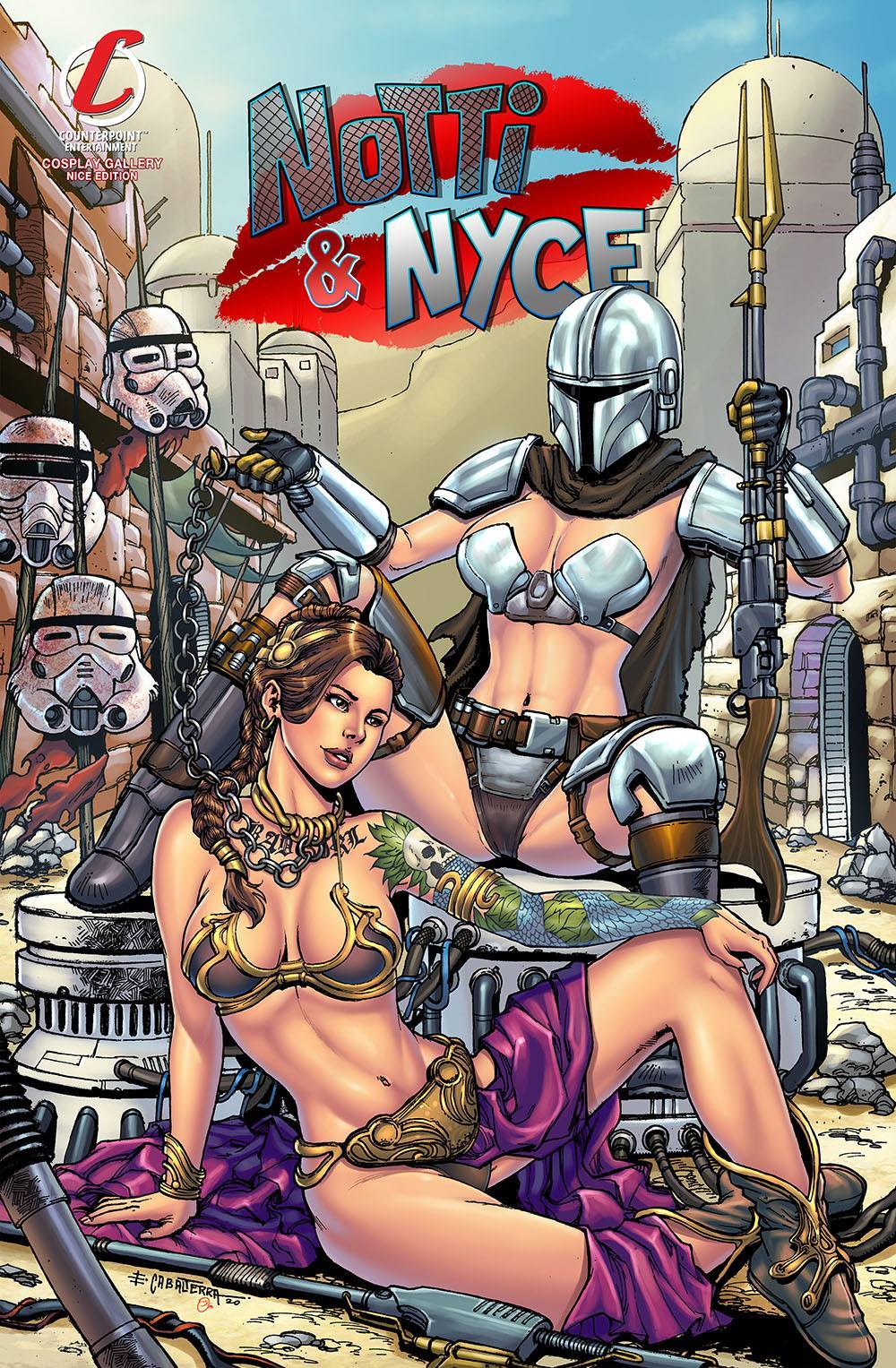 NOTTI & NYCE #1 EMIL CABALTIERRA STAR WARS DAY COSPLAY VARIANT - Slab City Comics