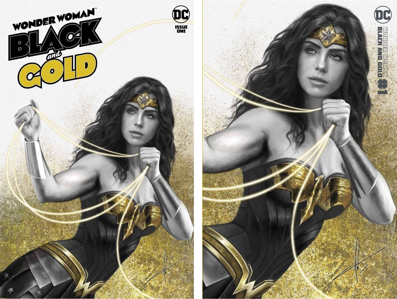 Wonder Woman Black & Gold #1 Carla Cohen Variants - Slab City Comics