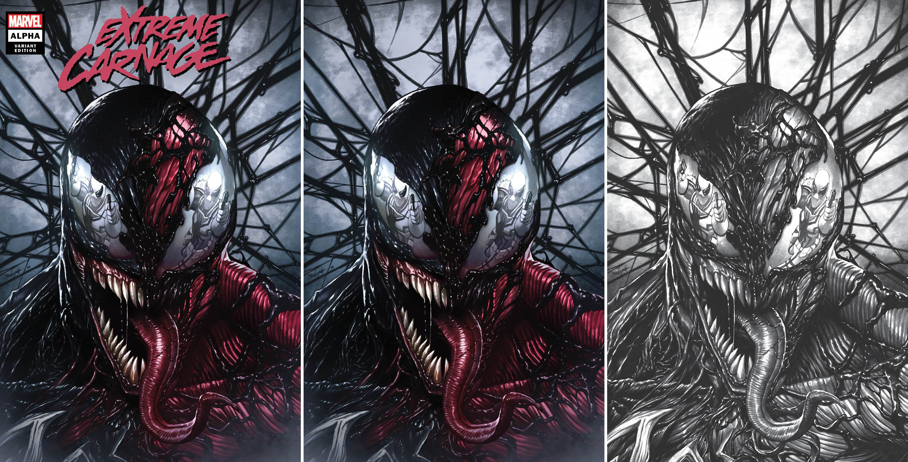 EXTREME CARNAGE ALPHA #1 MICO SUAYAN EXCLUSIVE VARIANTS - Slab City Comics