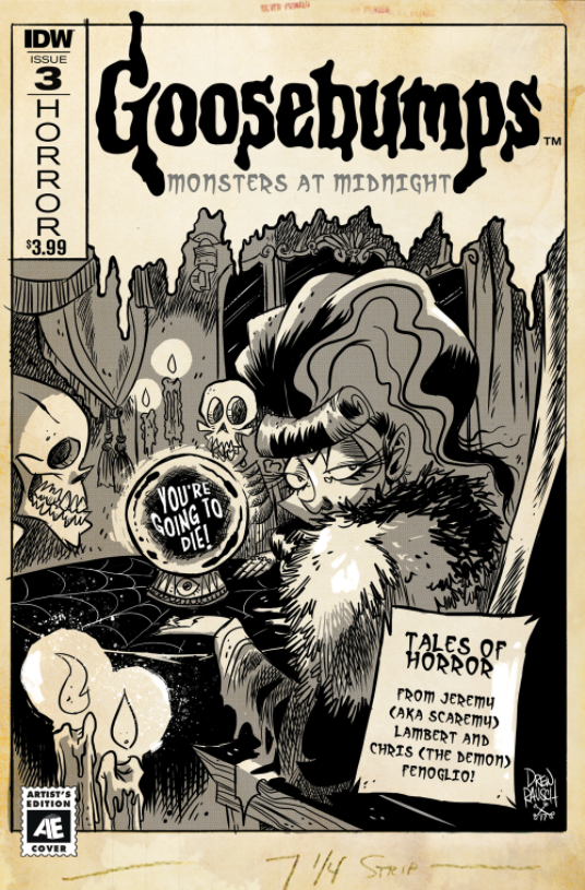 GOOSEBUMPS MONSTERS AT MIDNIGHT #3 CVR B ARTIST EDITION - Slab City Comics