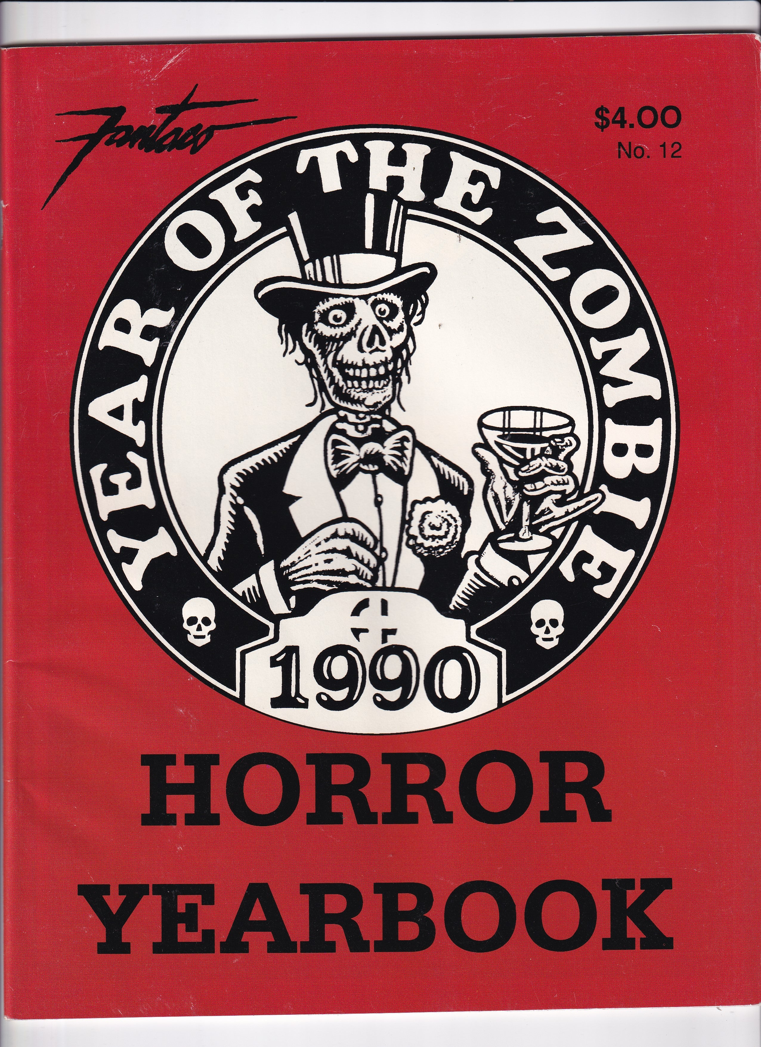 YEAR OF THE ZOMBIE 1990 HORROR YEARBOOK NO.12 - Slab City Comics