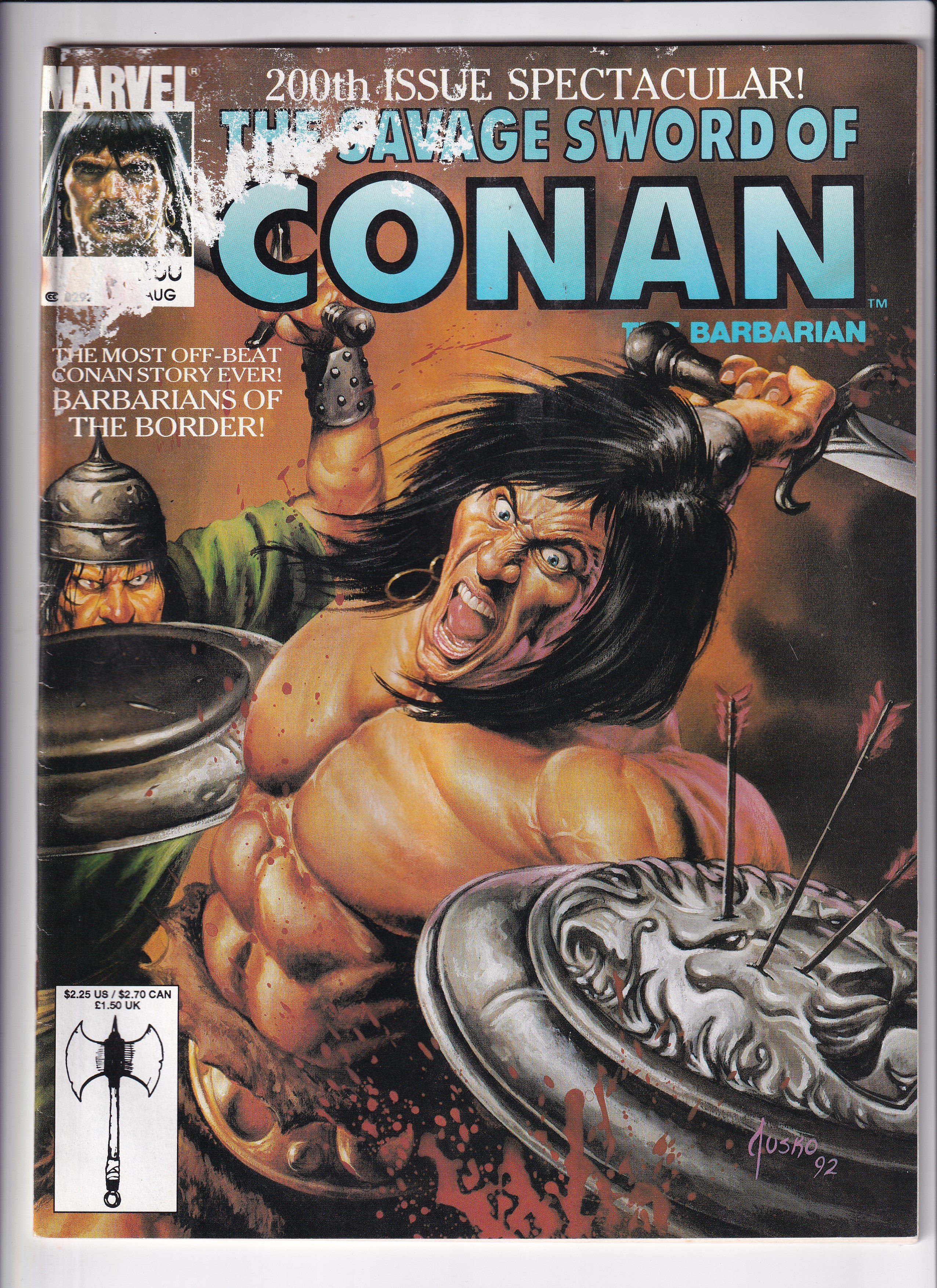 THE SAVAGE SWORD OF CONAN THE BARBARIAN #200 - Slab City Comics