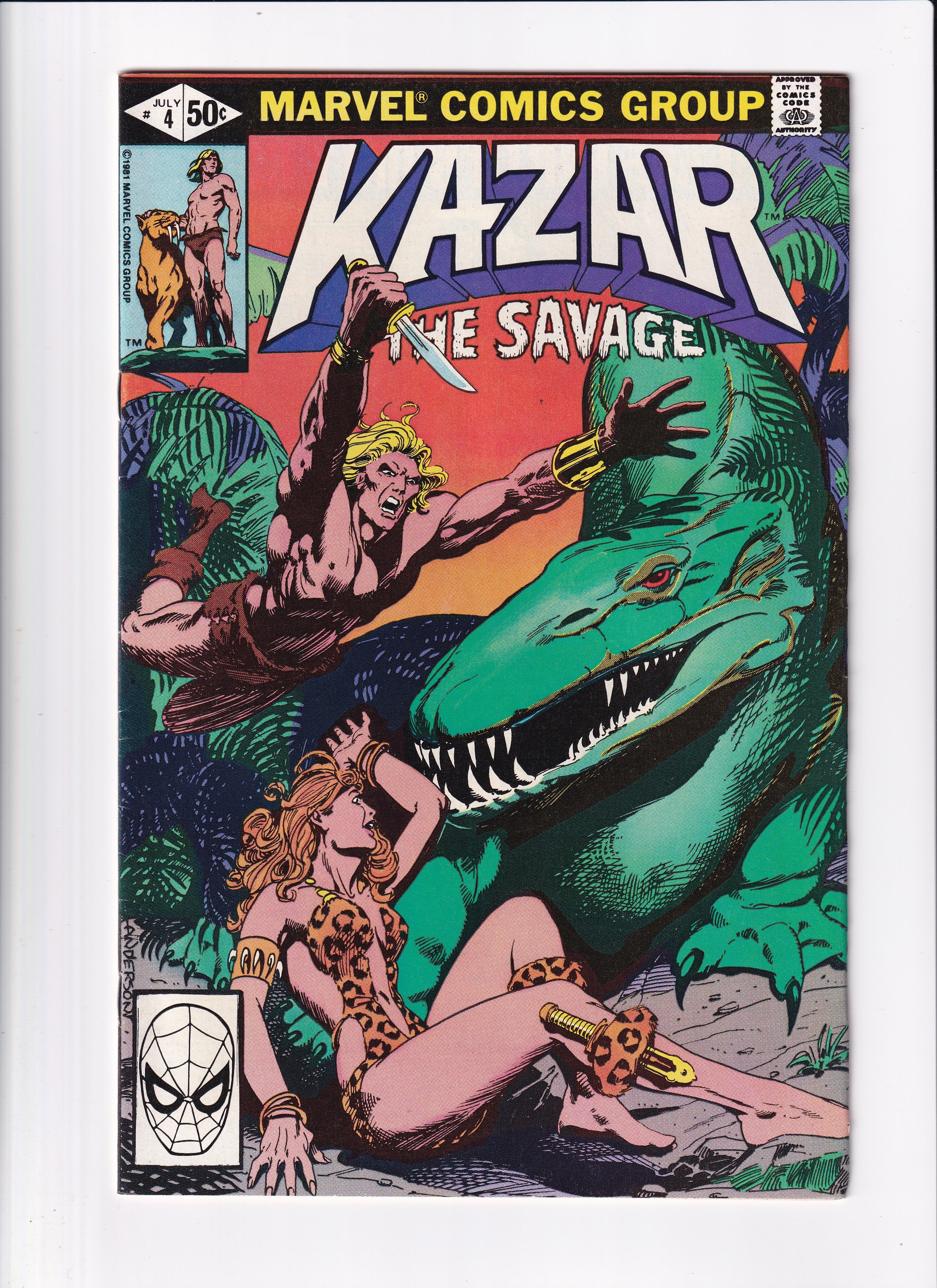 KA-ZAR THE SAVAGE #4 - Slab City Comics