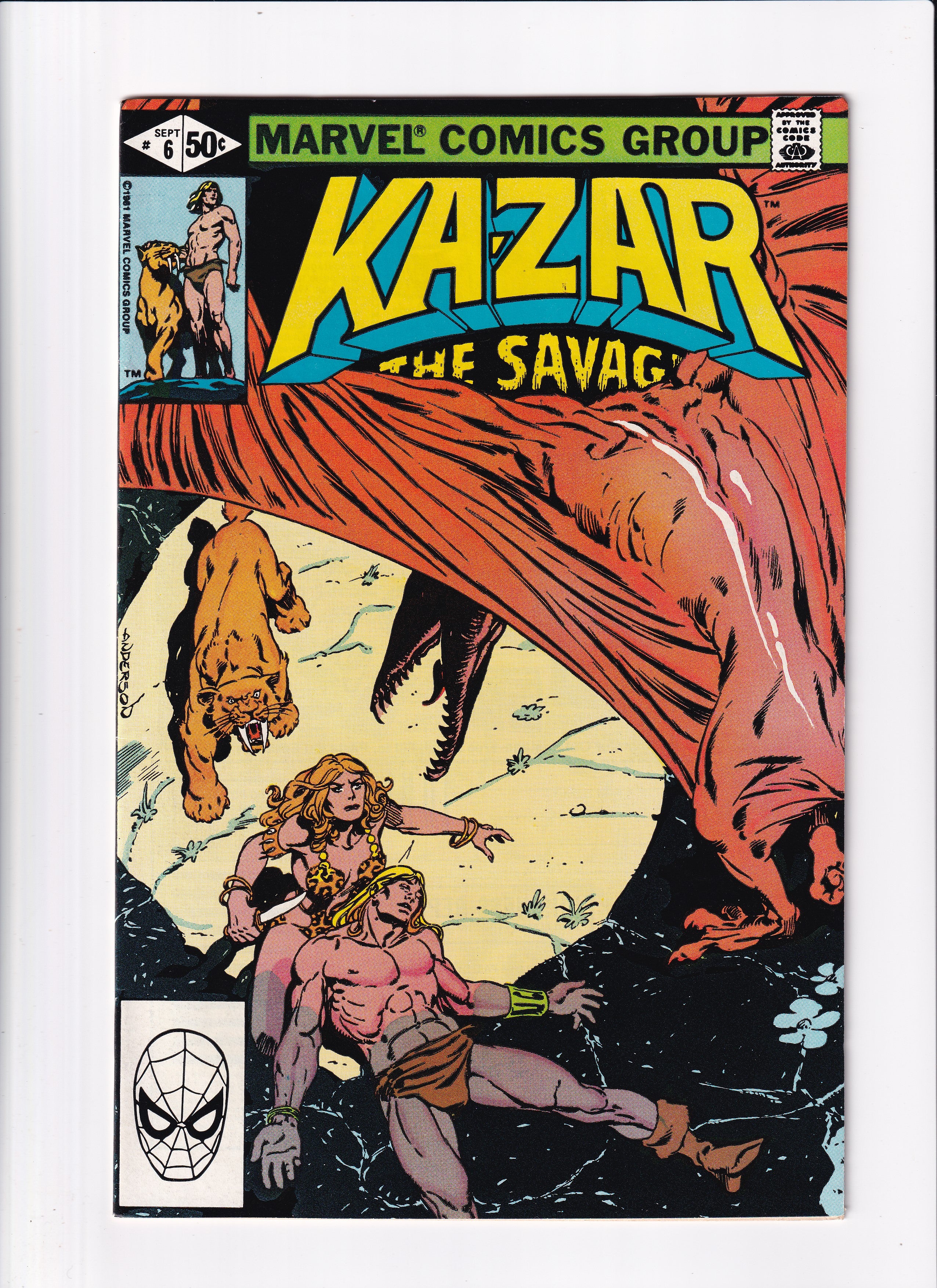 KA-ZAR THE SAVAGE #6 - Slab City Comics