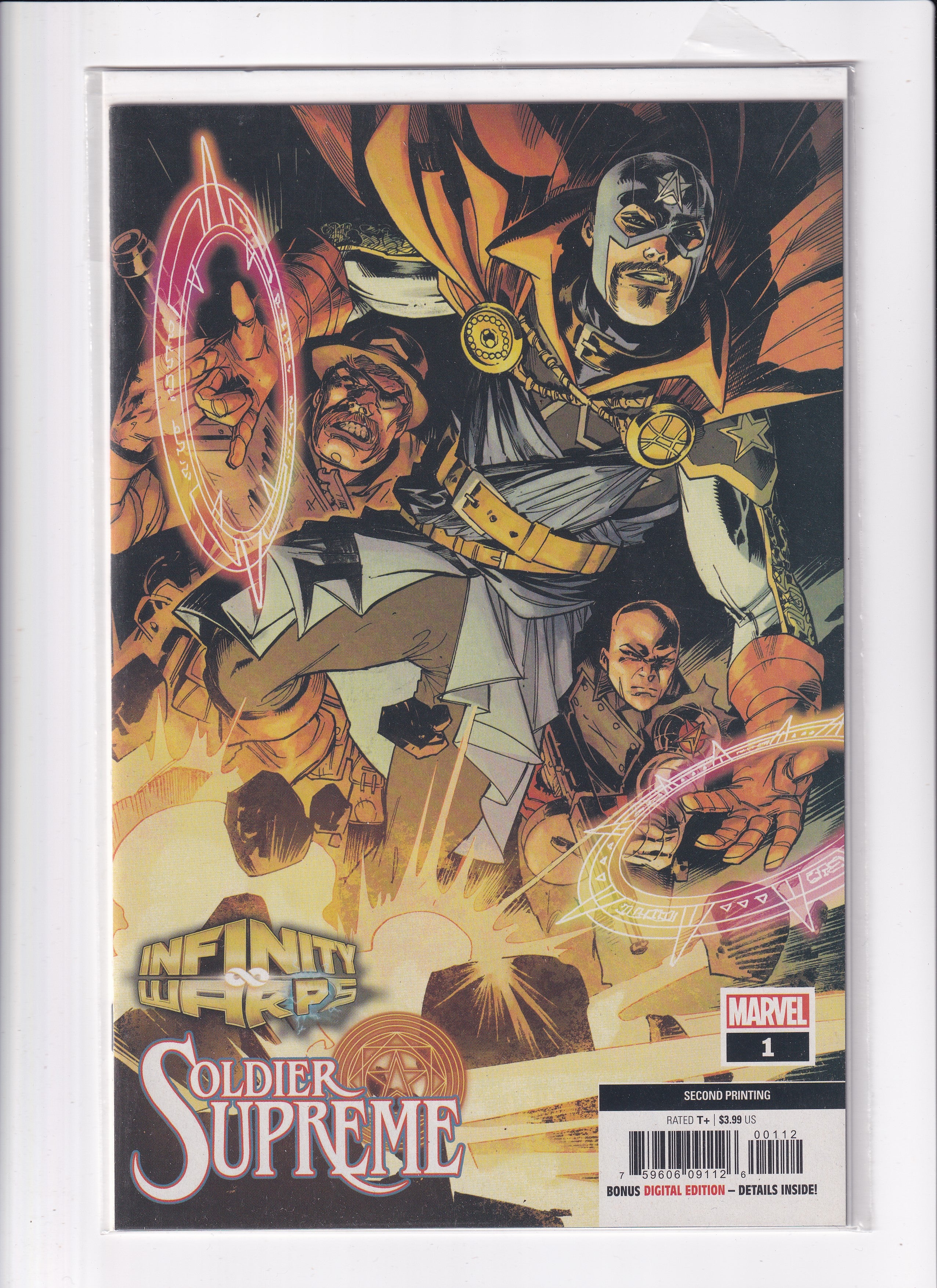 INFINITY WARPS SOLDIER SURPREME #1 VARIANT 2ND PRINT - Slab City Comics