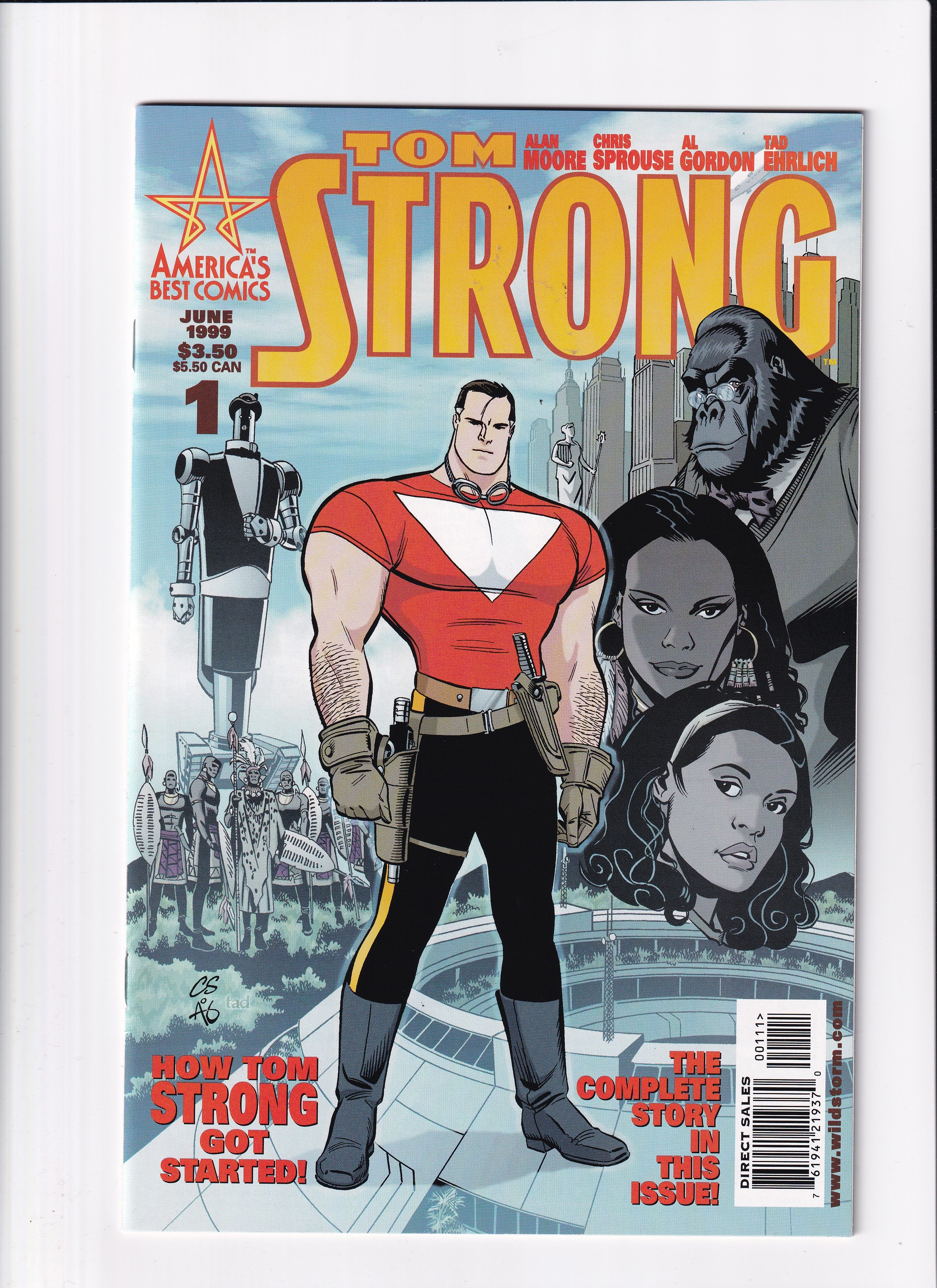 TOM STRONG #1 - Slab City Comics