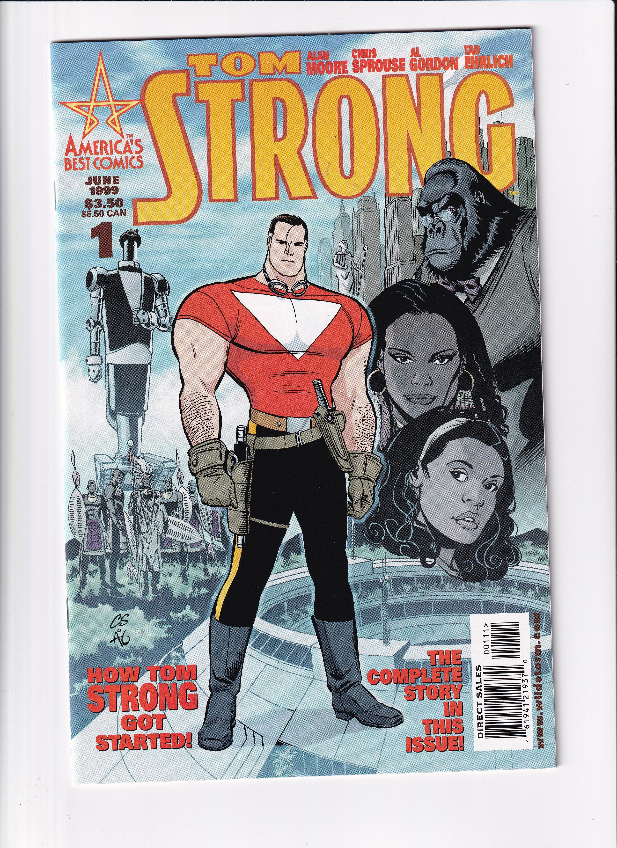 TOM STRONG #1 - Slab City Comics