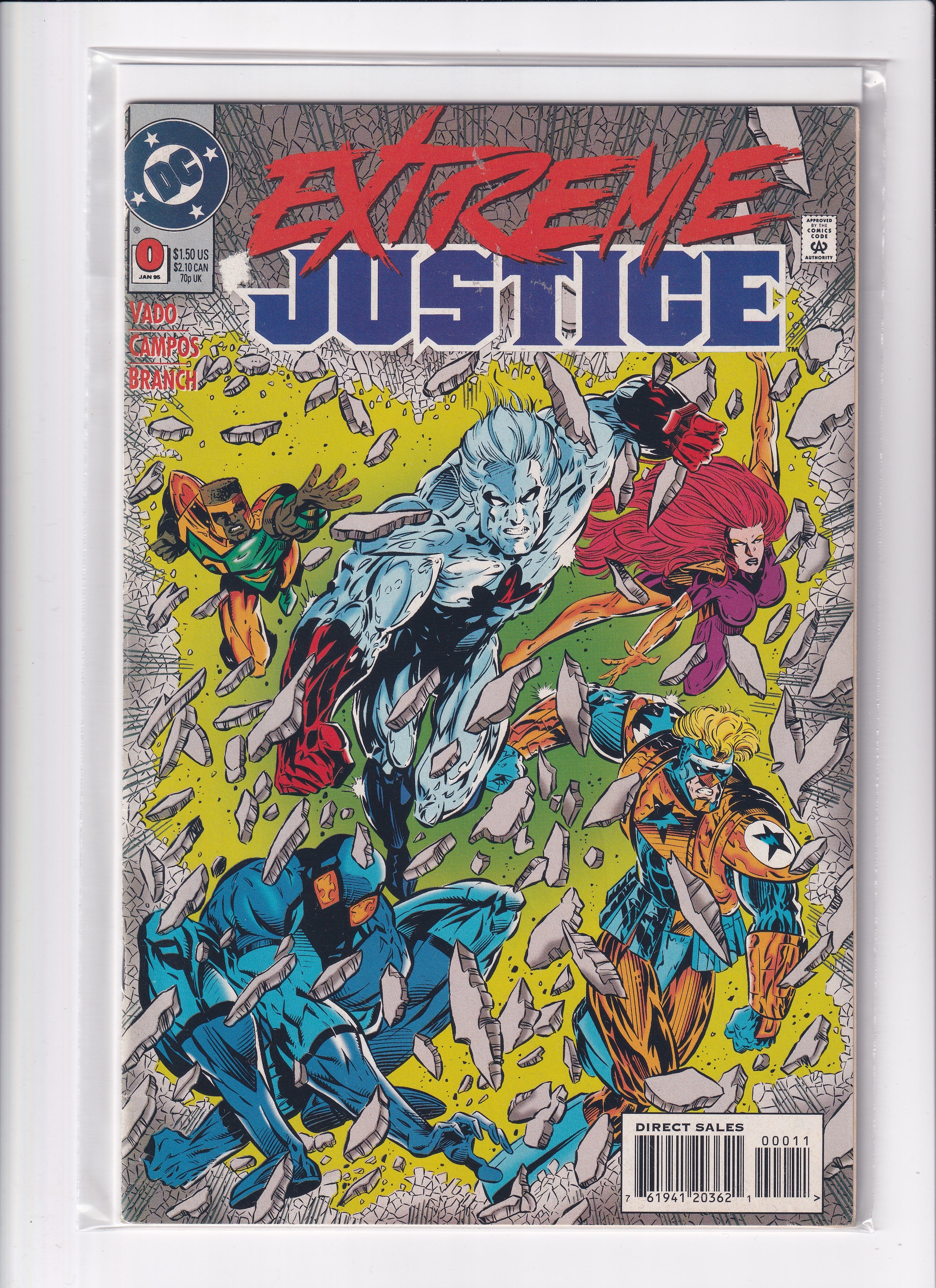 EXTREME JUSTICE #0 - Slab City Comics