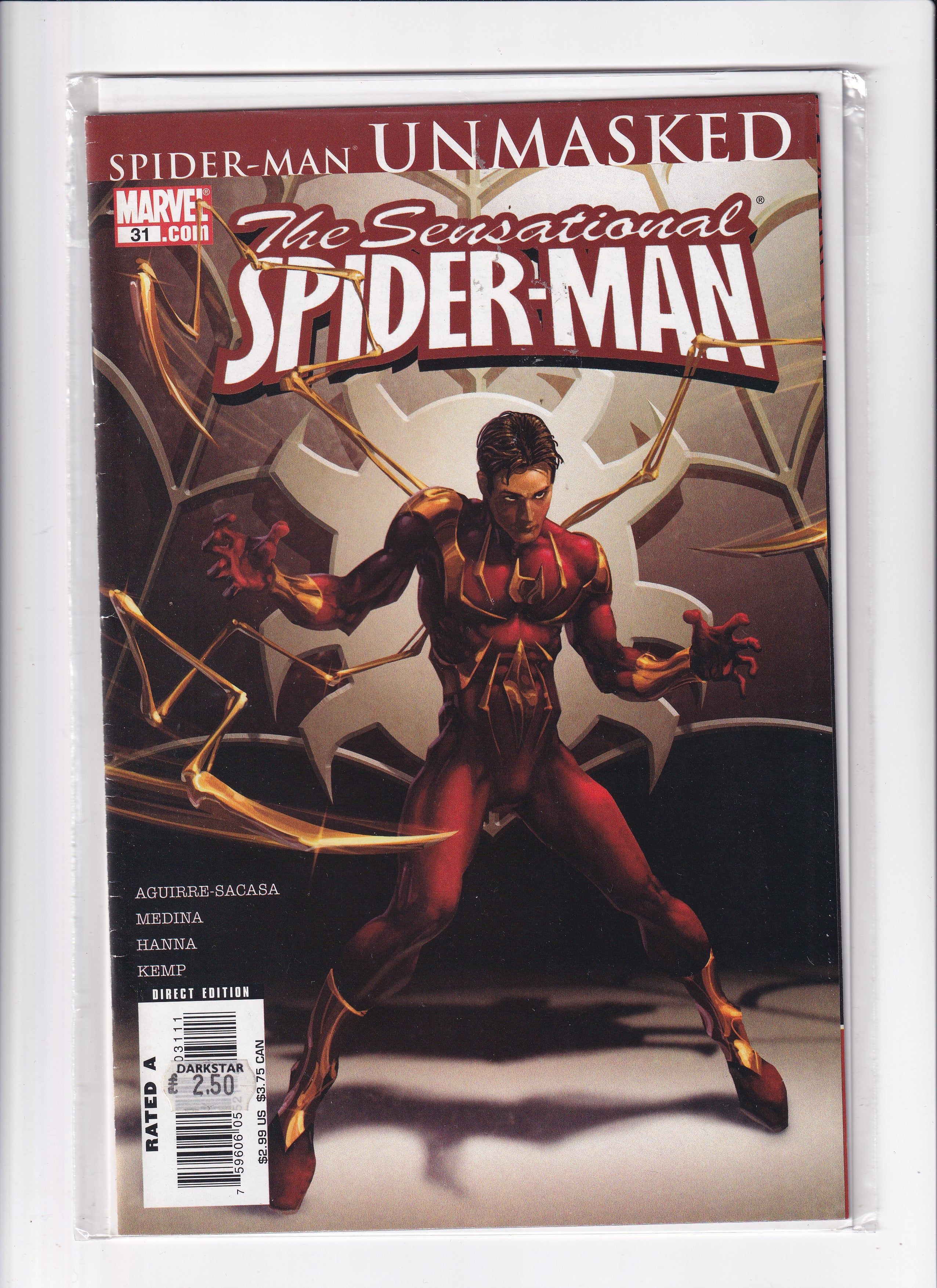 SPIDER-MAN UNMASKED #31 THE SENSATIONAL HERO - Slab City Comics