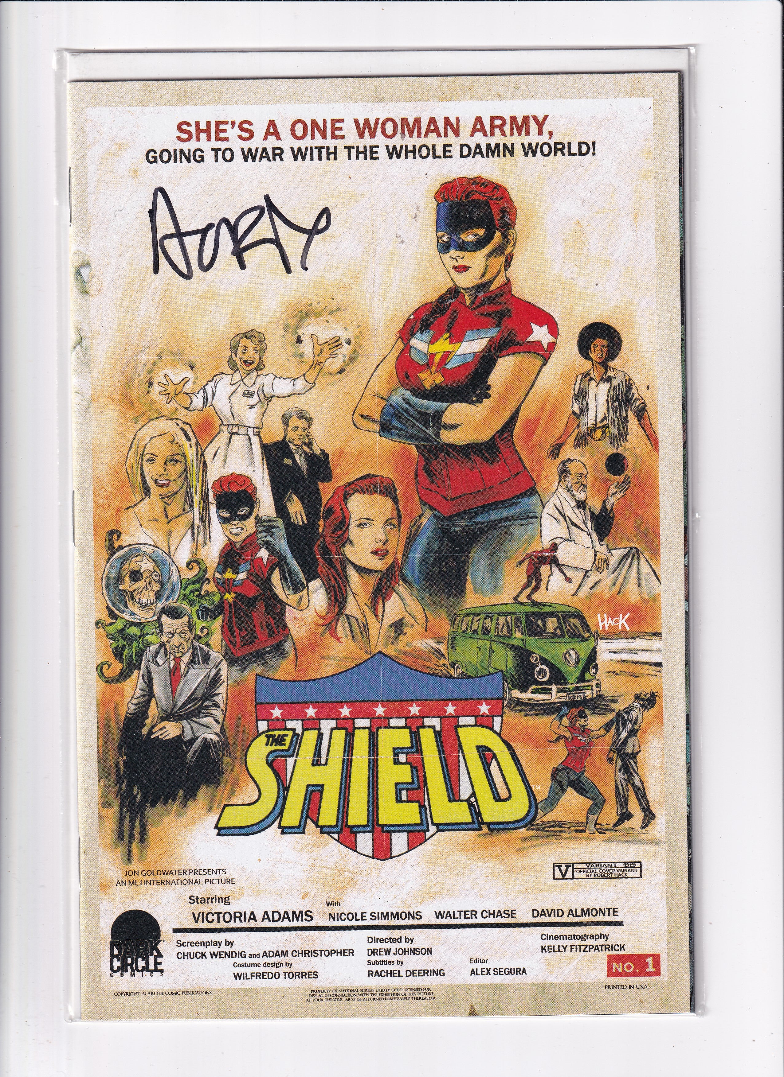 THE SHIELD #1 VARIANT - Slab City Comics
