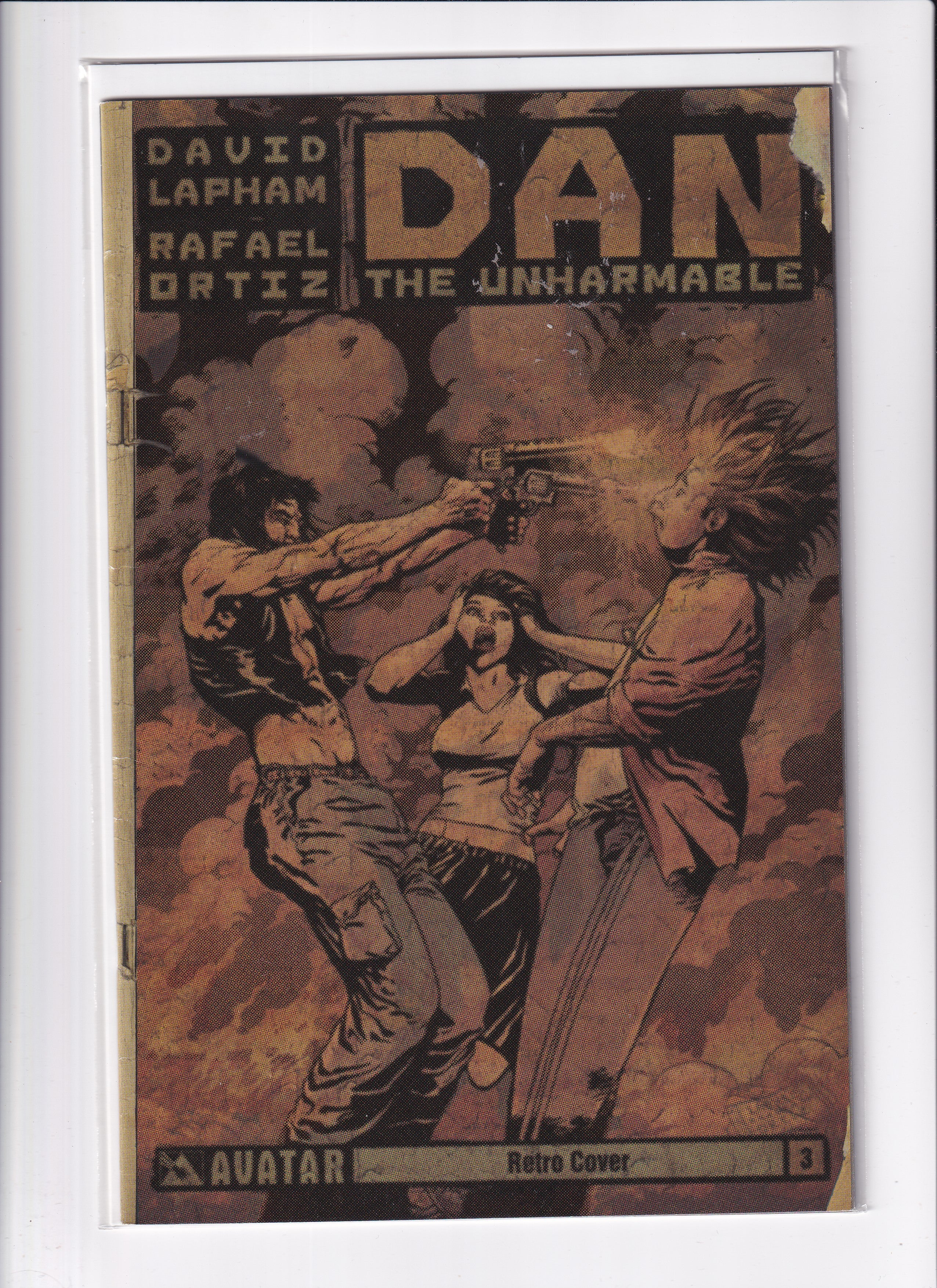 DAN THE UNHARMABLE #3 RETRO VARIANT - Slab City Comics