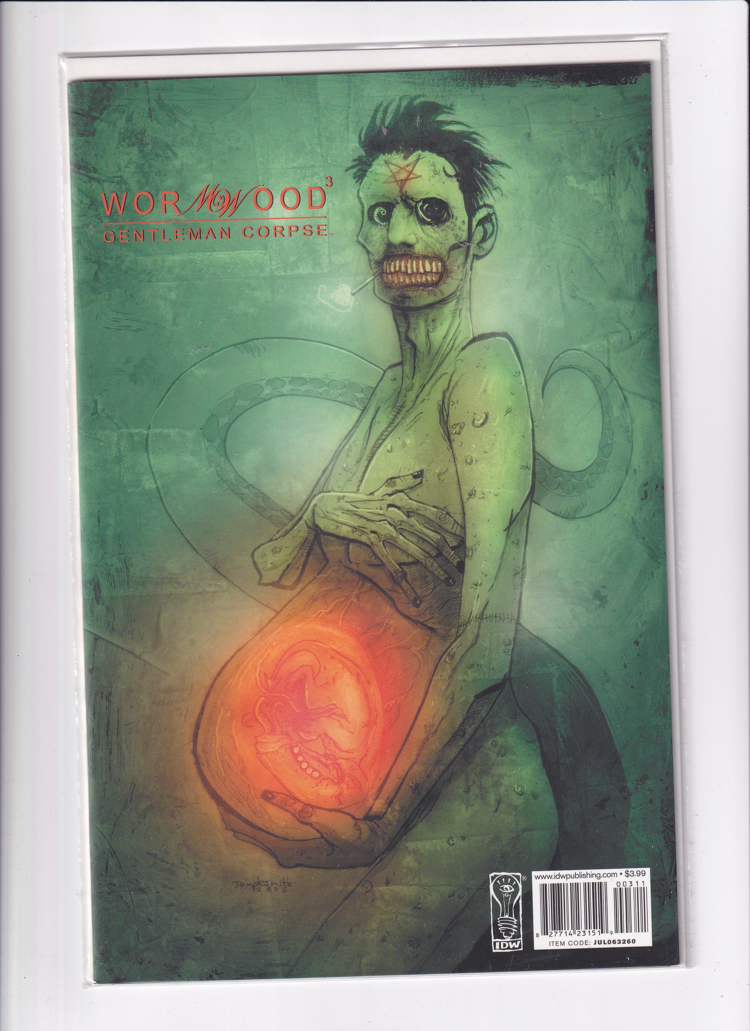 WORM WOOD #3 GENTLEMAN CORPSE - Slab City Comics