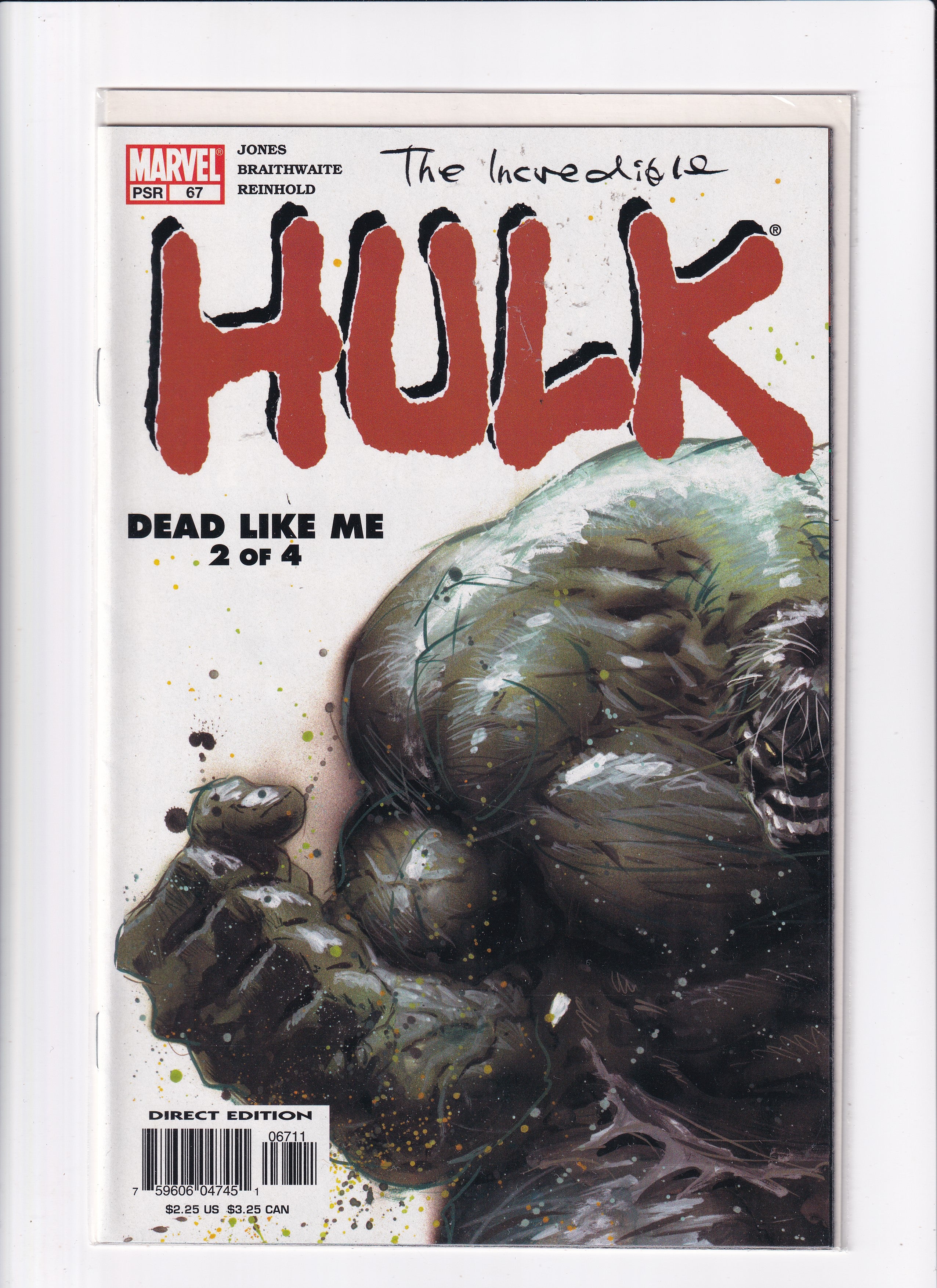 THE INCREDILE HULK #67 - Slab City Comics