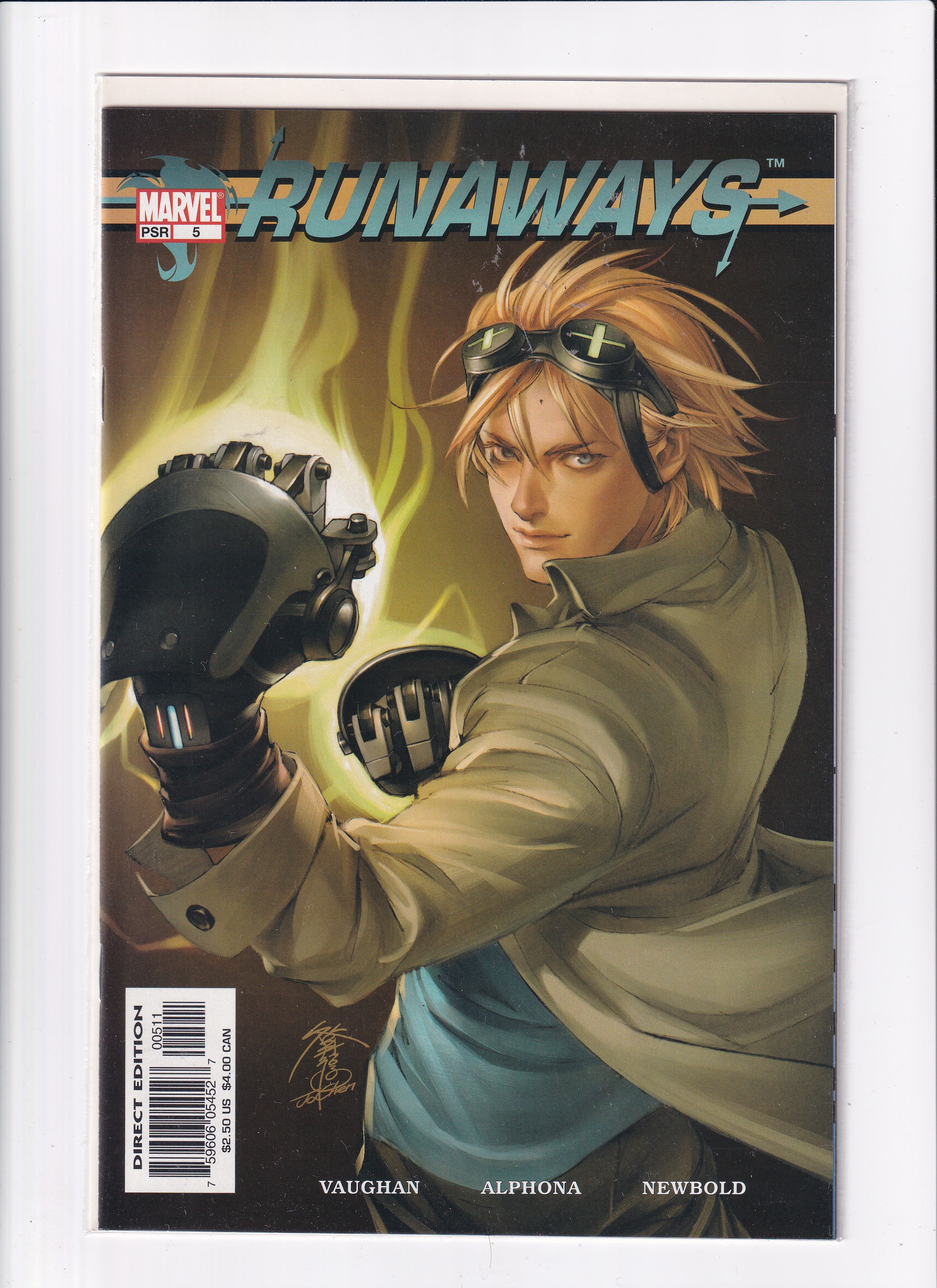 RUNAWAYS #5 - Slab City Comics
