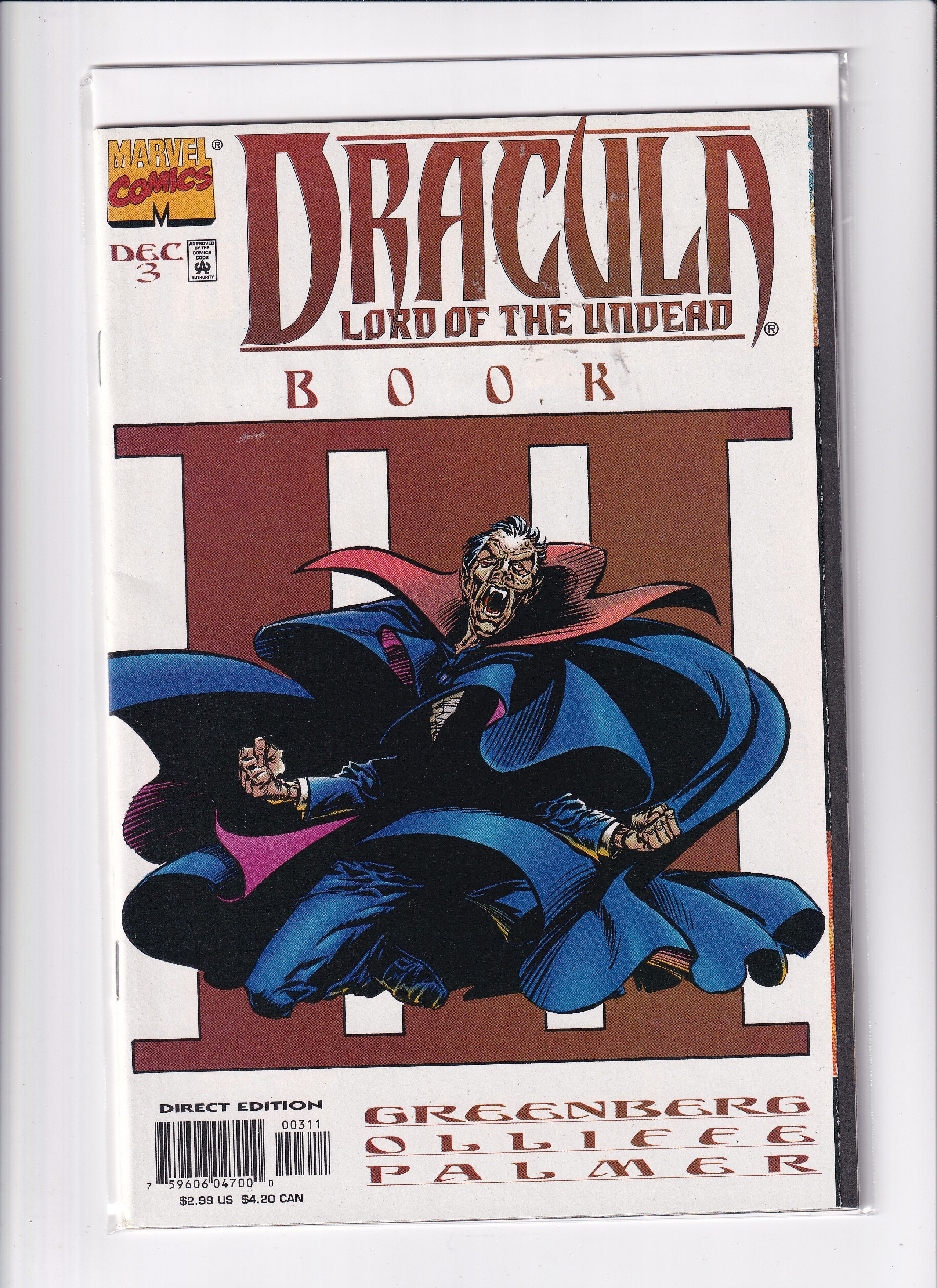 DRACULA LORD OF THE UNDEAD #3 - Slab City Comics