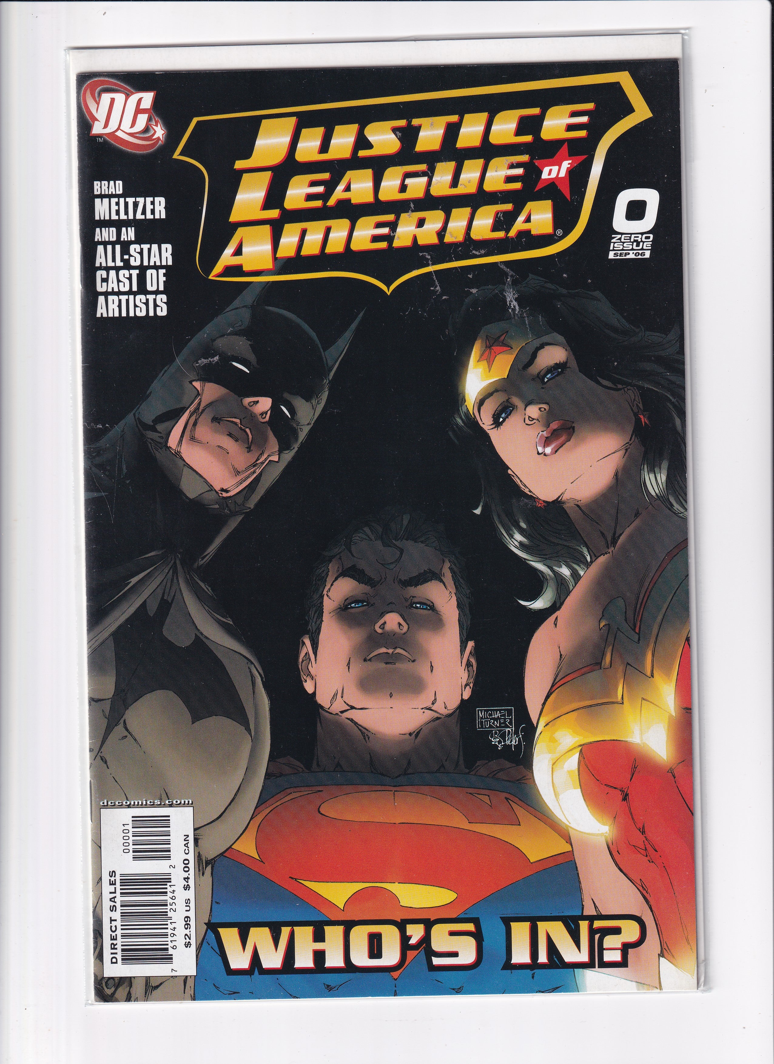 JUSTICE LEAGUE OF AMERICA #0 - Slab City Comics
