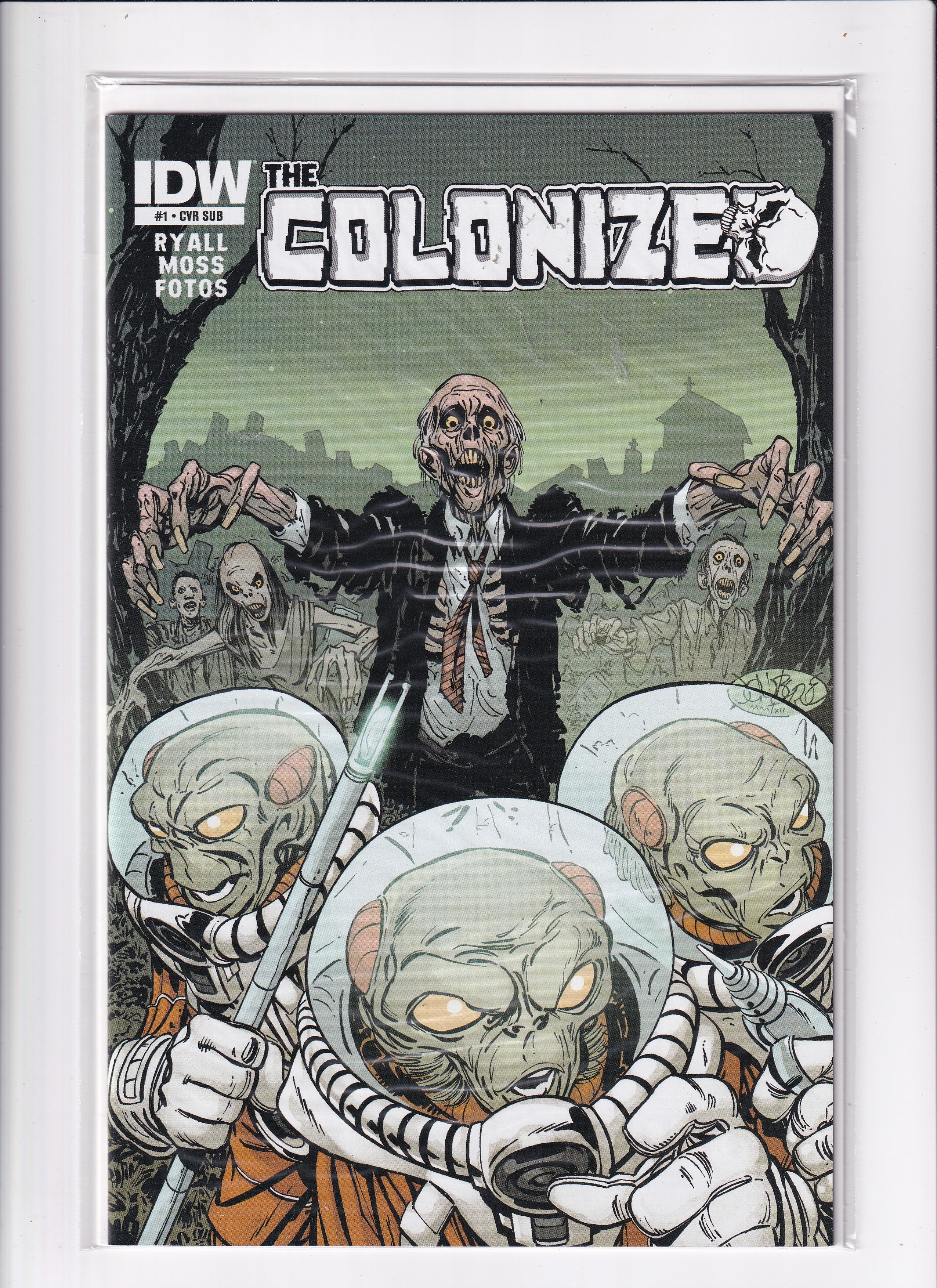 THE COLONIZED #1 VARIANT - Slab City Comics