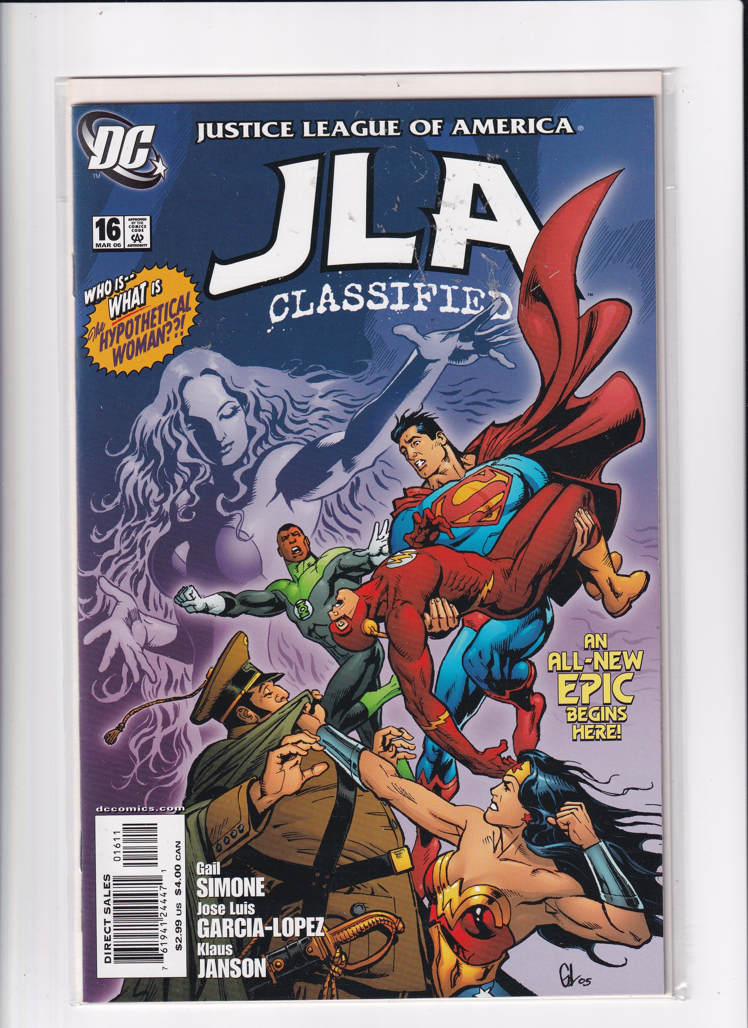 JUSTICE LEAGUE OF AMERICA CLASSIFIED #16 - Slab City Comics