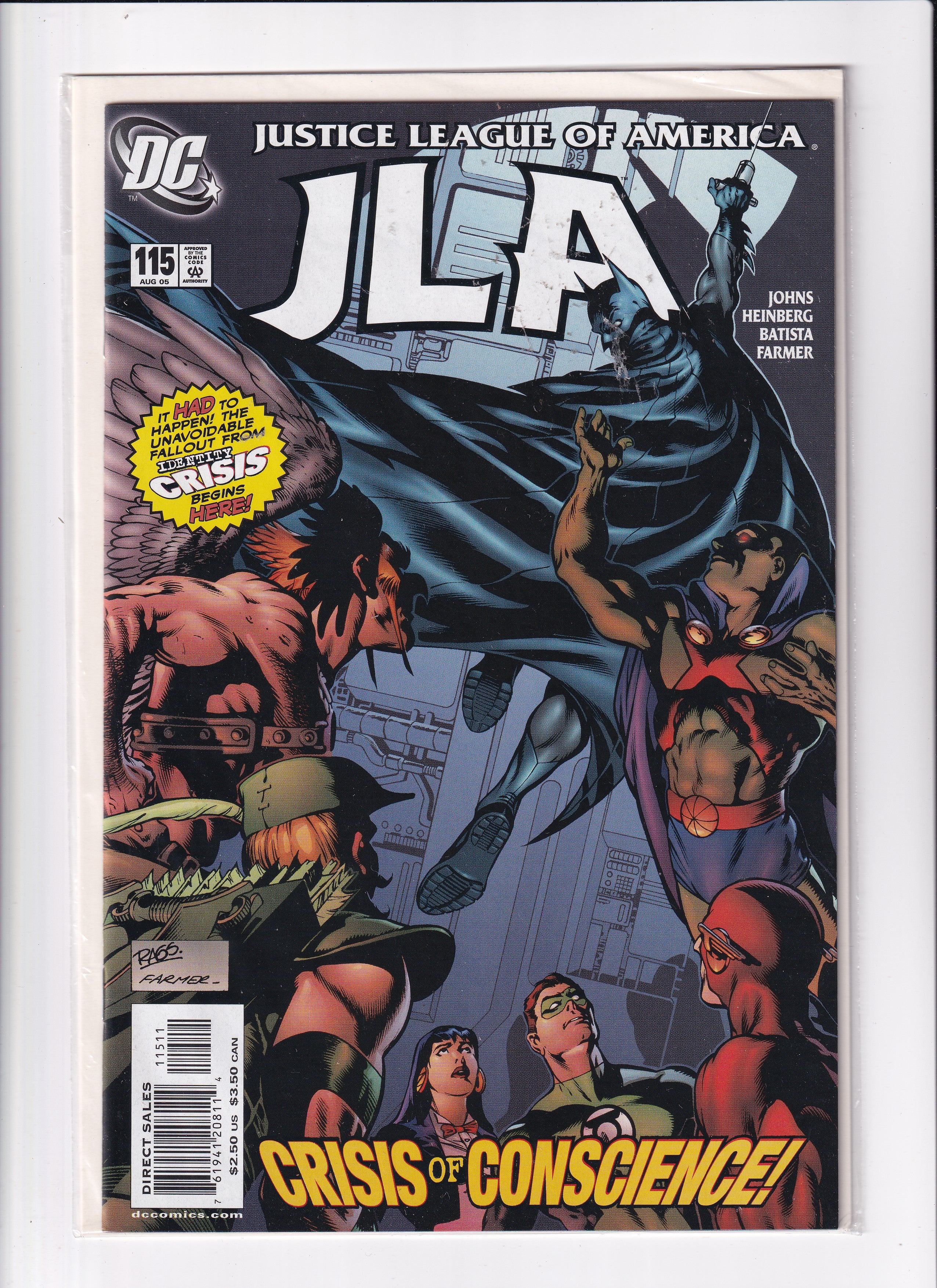 JUSTICE LEAGUE OF AMERICA #115 - Slab City Comics